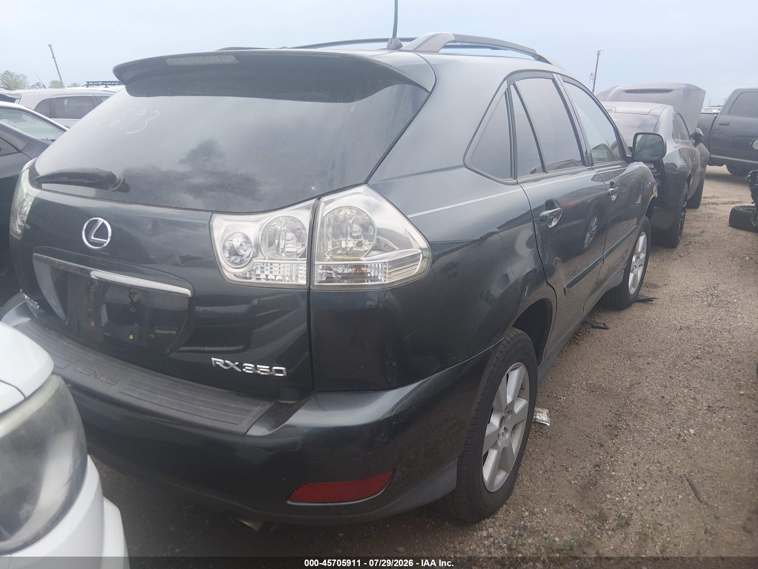 2007 Lexus Rx 350   Серый vin: 2T2HK31U87C043092
