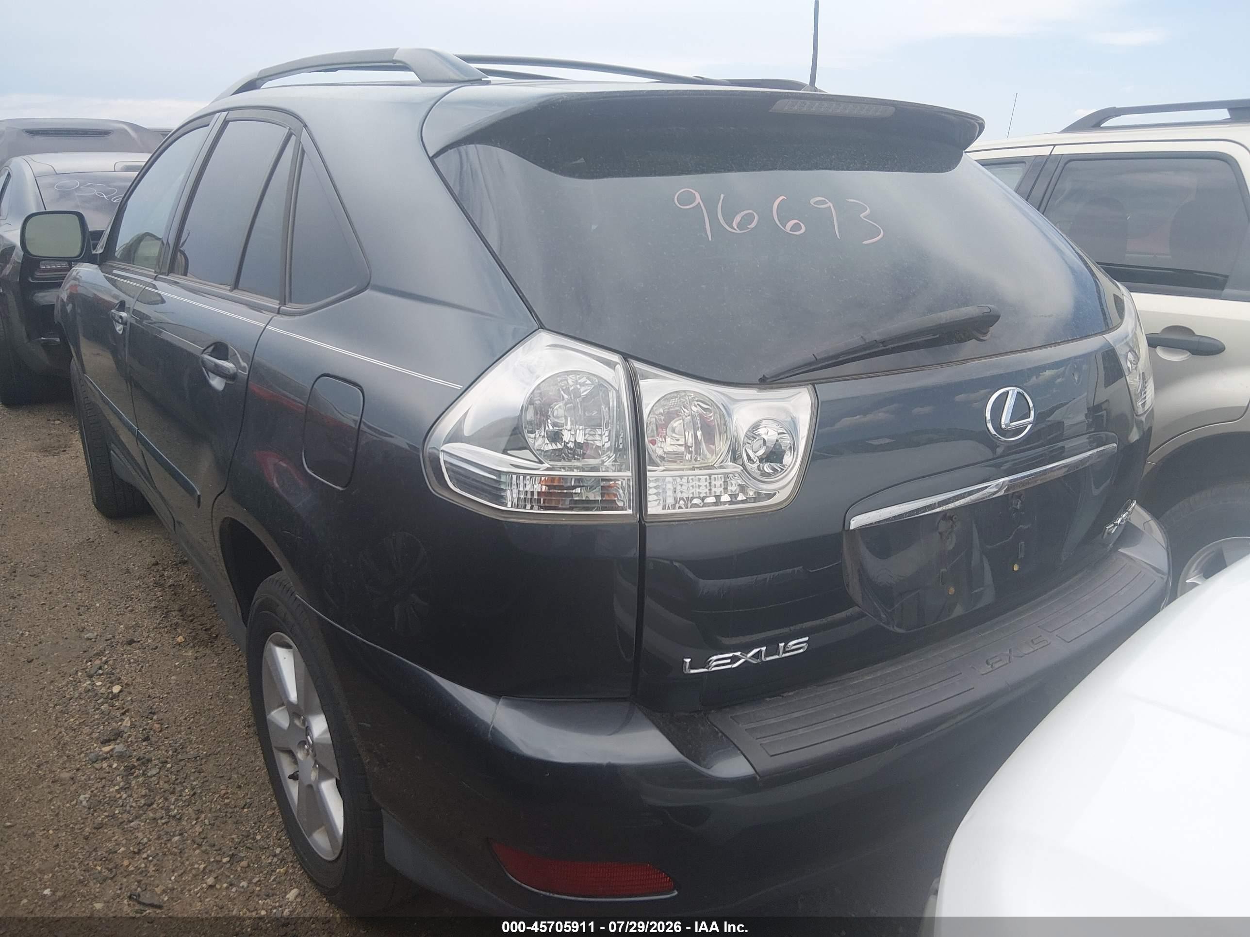 2007 Lexus Rx 350   Серый vin: 2T2HK31U87C043092