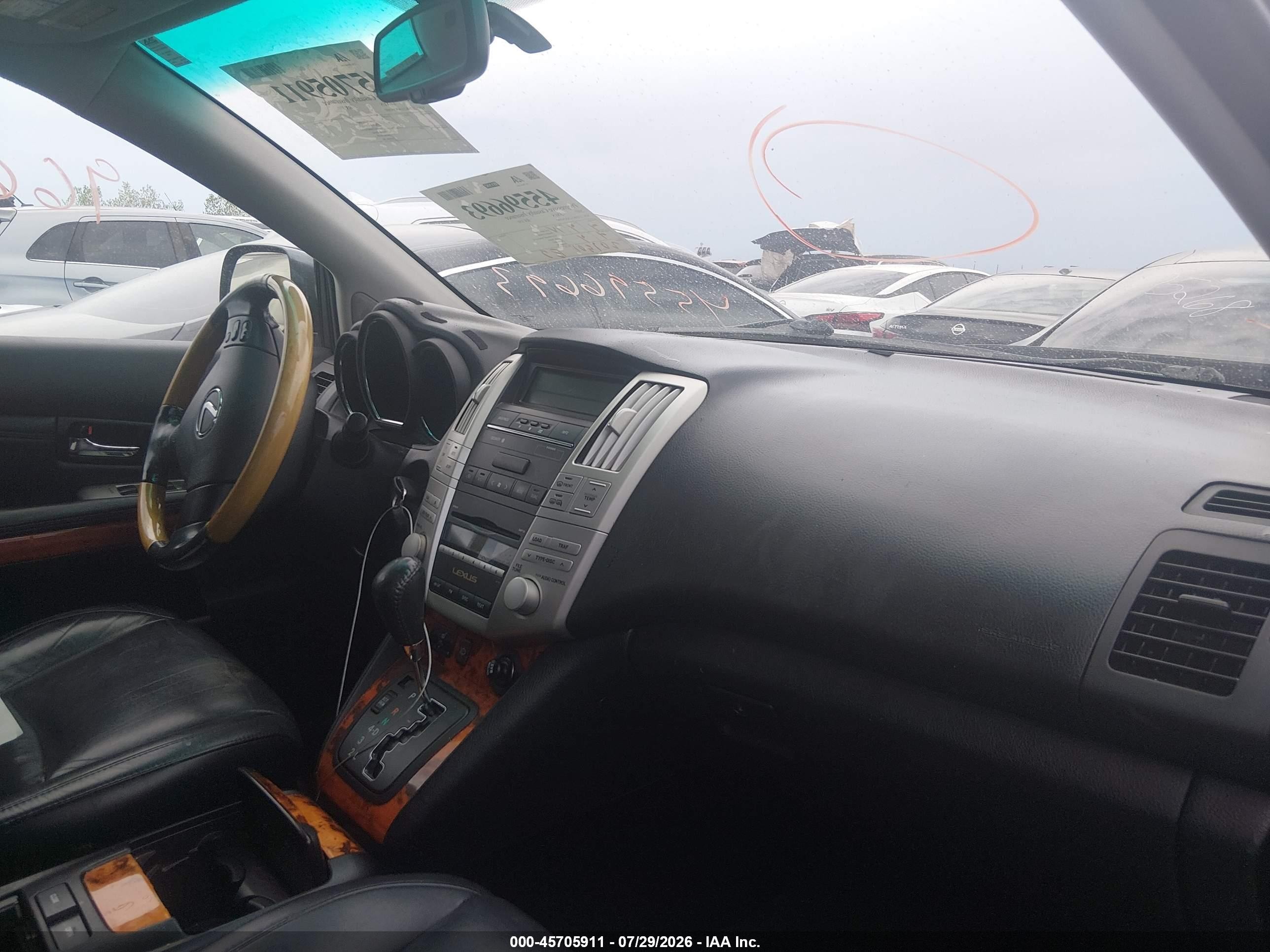 2007 Lexus Rx 350   Серый vin: 2T2HK31U87C043092