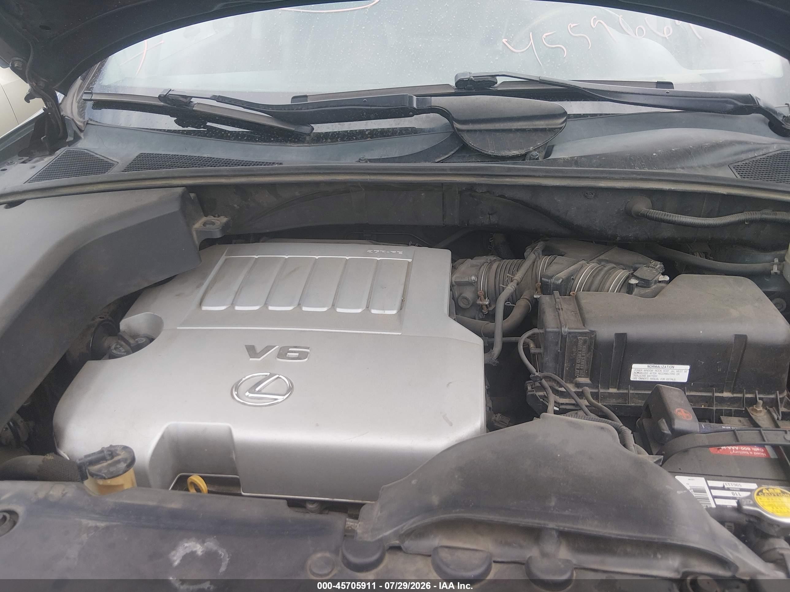 2007 Lexus Rx 350   Серый vin: 2T2HK31U87C043092
