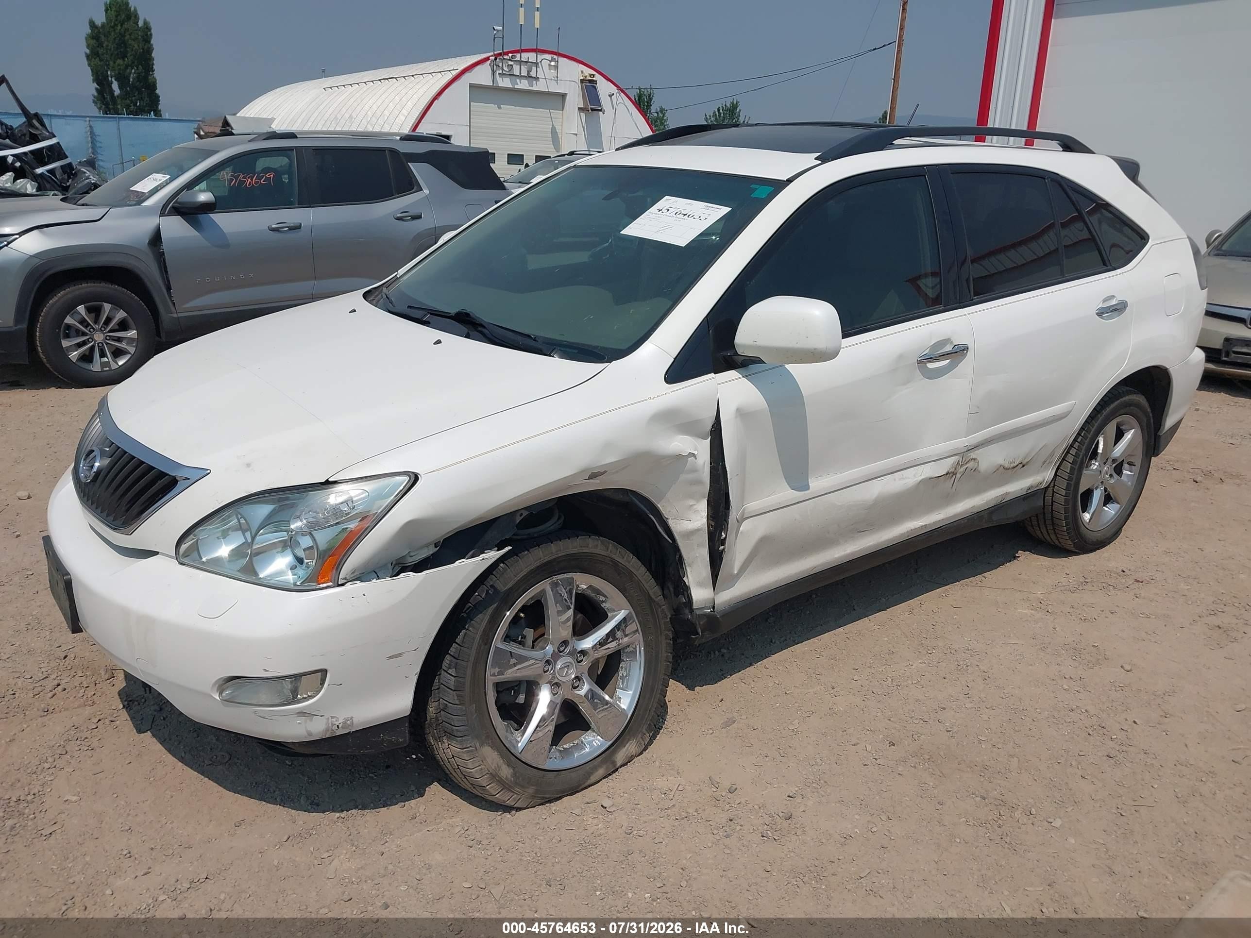 2008 Lexus Rx 350   White vin: 2T2HK31U88C047127