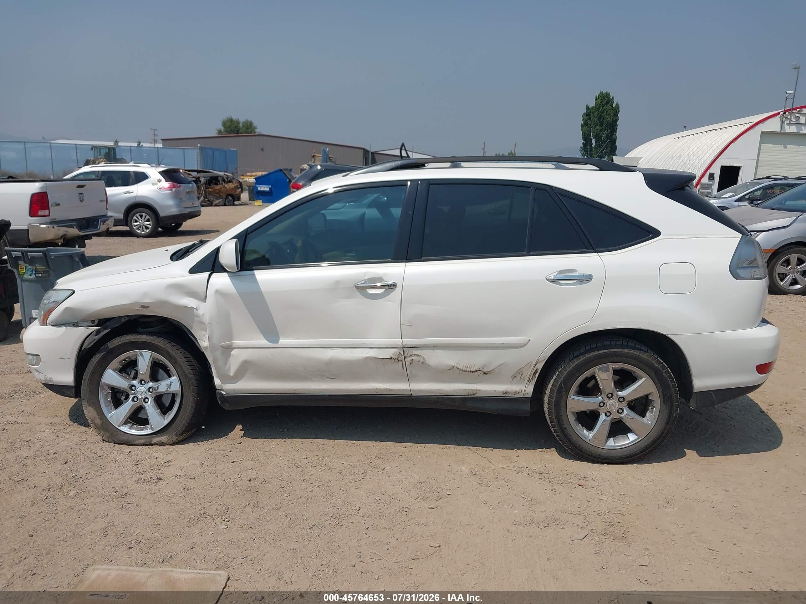 2008 Lexus Rx 350   White vin: 2T2HK31U88C047127