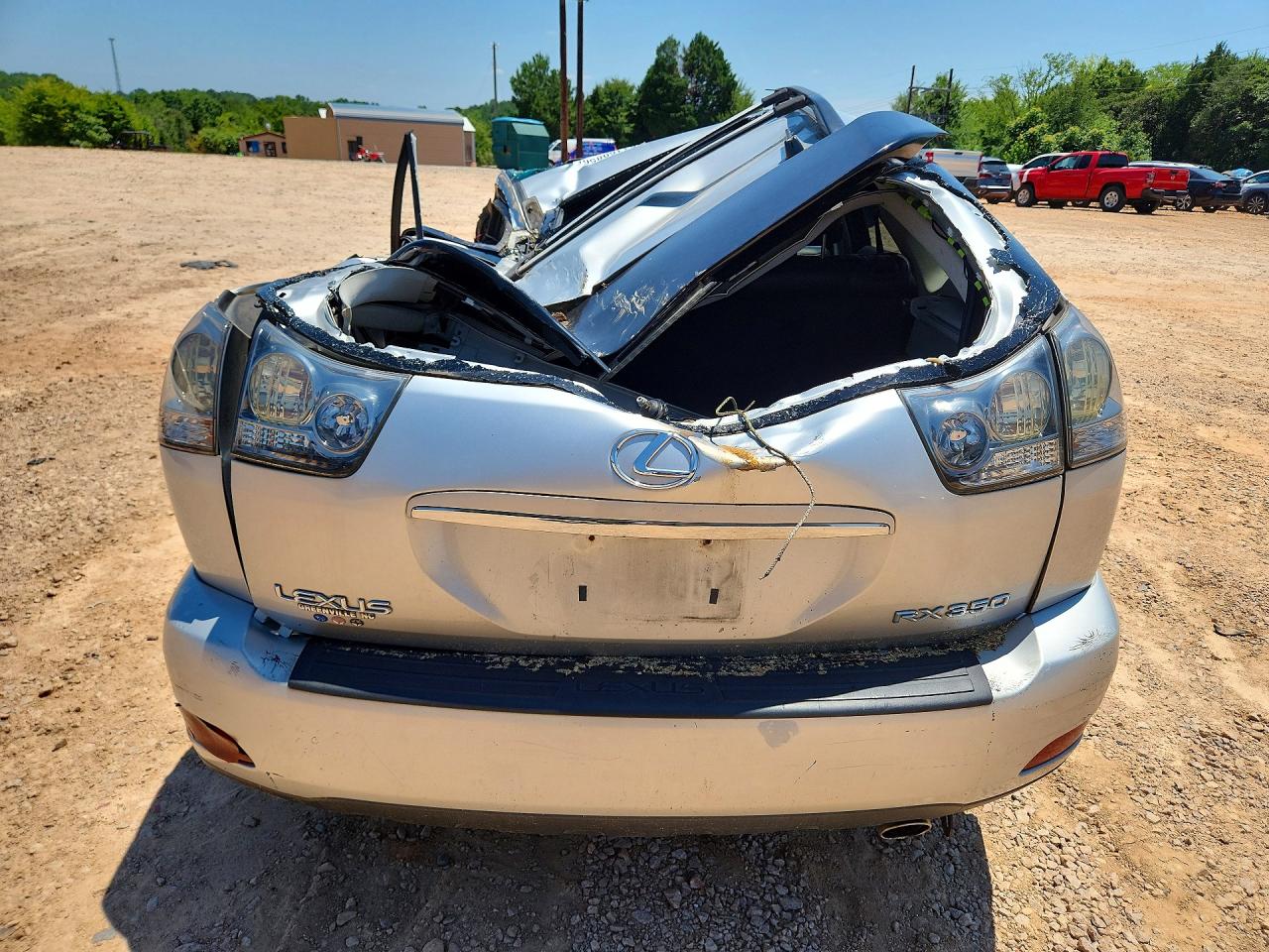 2008 Lexus Rx 350 Silver vin: 2T2HK31U88C051033