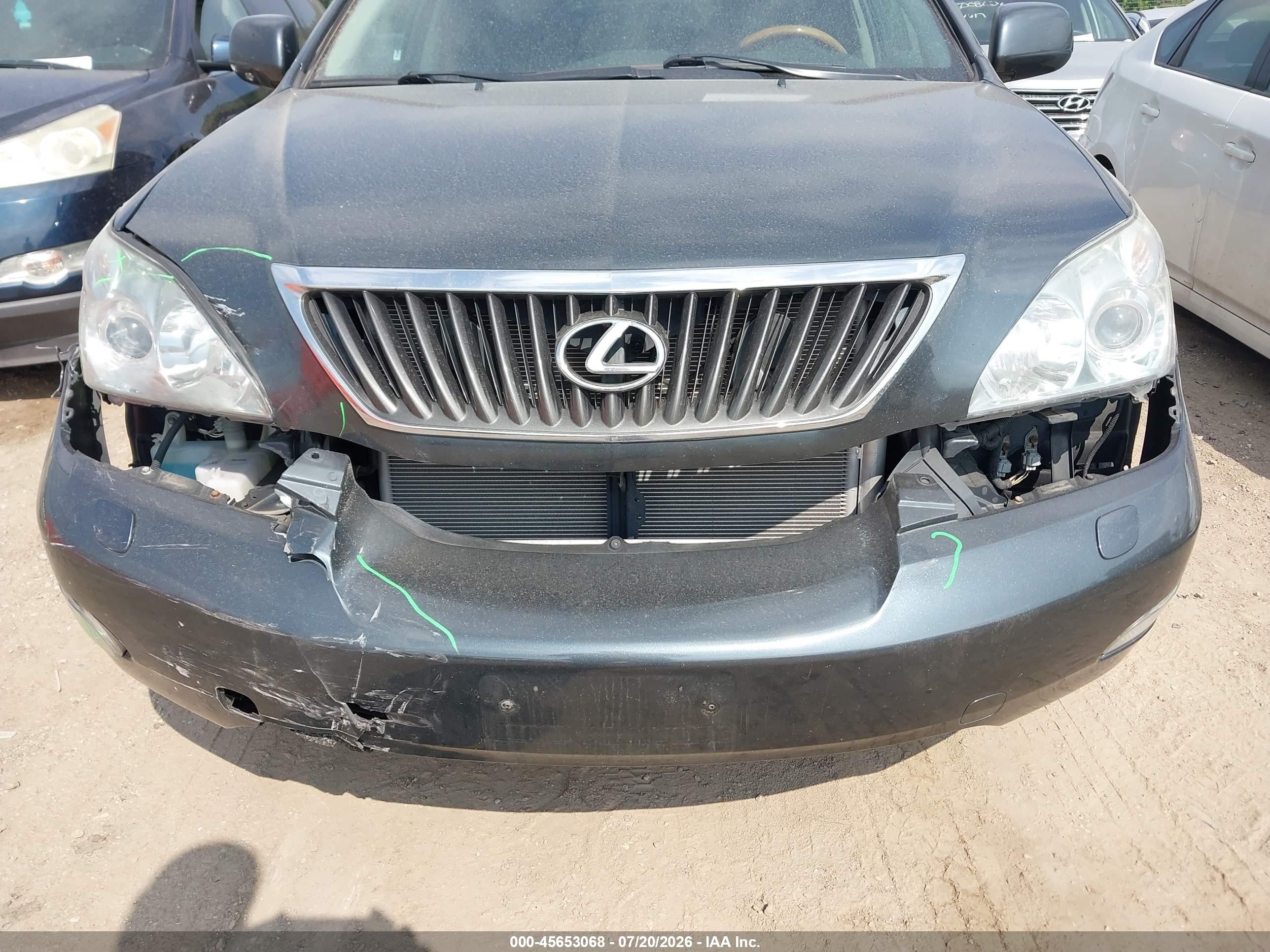 2008 Lexus Rx 350   Gray vin: 2T2HK31U88C062260