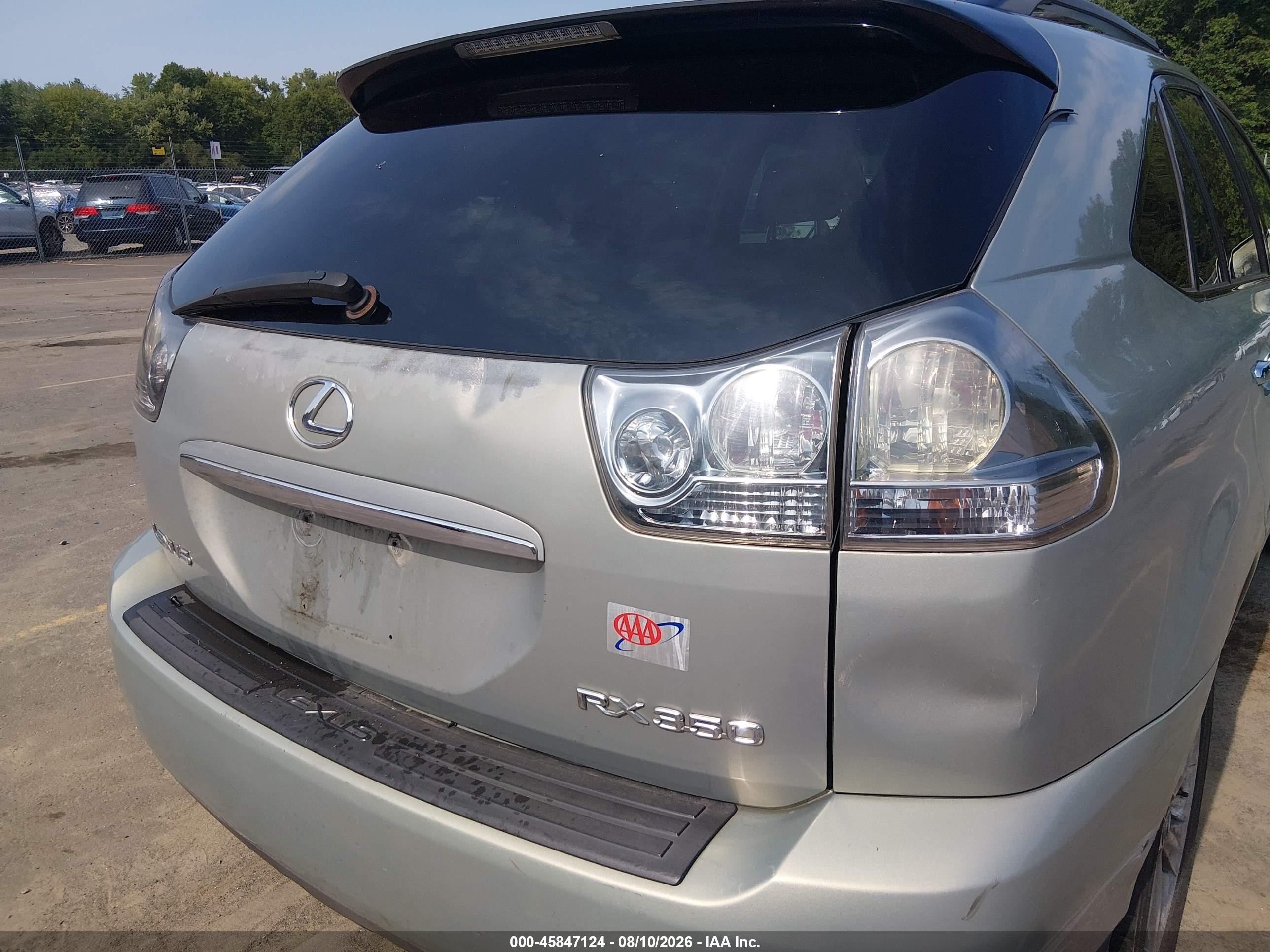 2008 Lexus Rx 350   Серебряный vin: 2T2HK31U88C062338