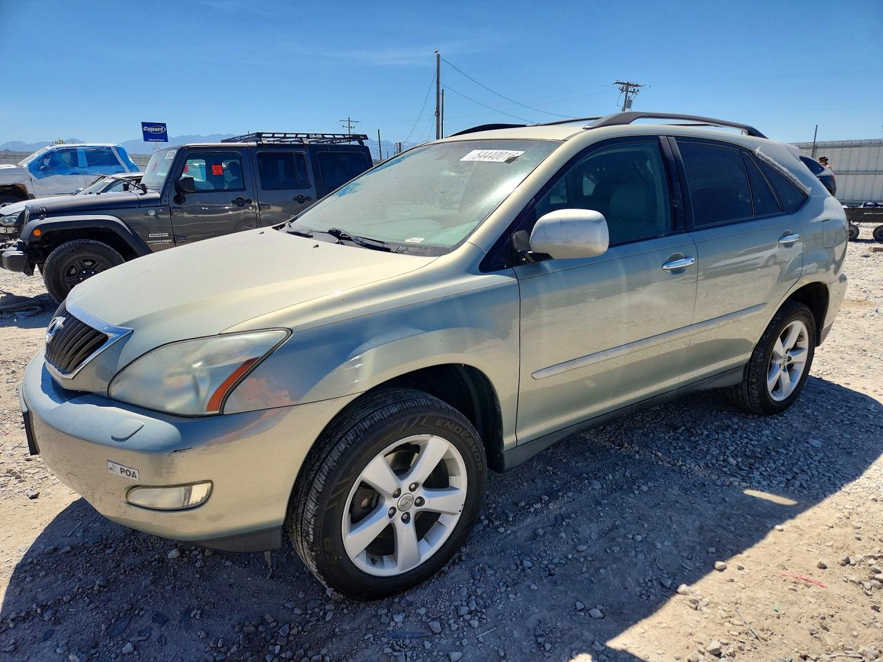 2008 Lexus Rx 350 Silver vin: 2T2HK31U88C075817