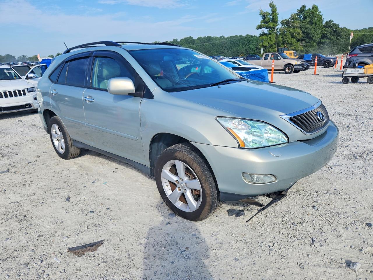 2008 Lexus Rx 350 Silver vin: 2T2HK31U88C082539