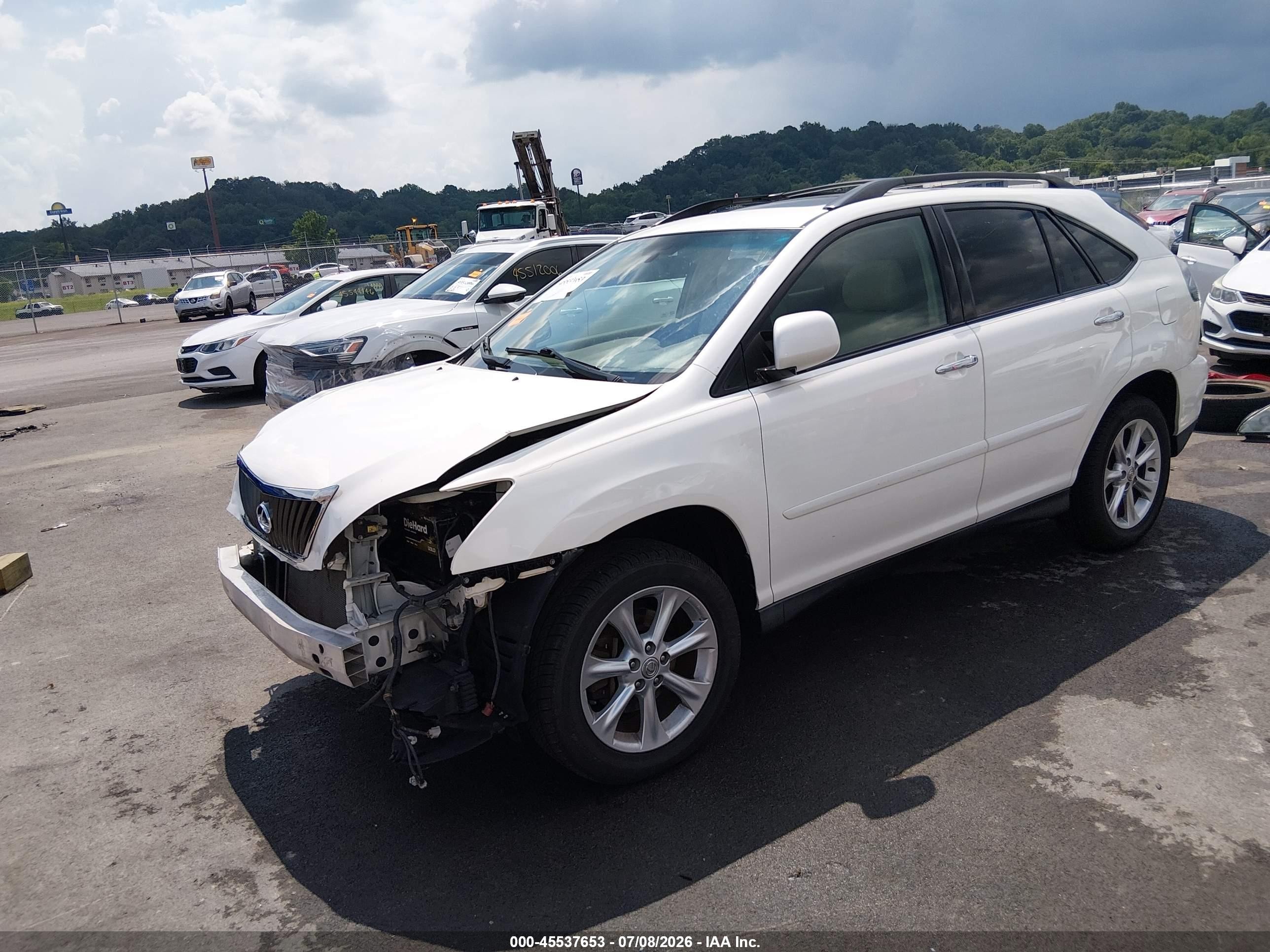 2008 Lexus Rx 350 White vin: 2T2HK31U88C082797