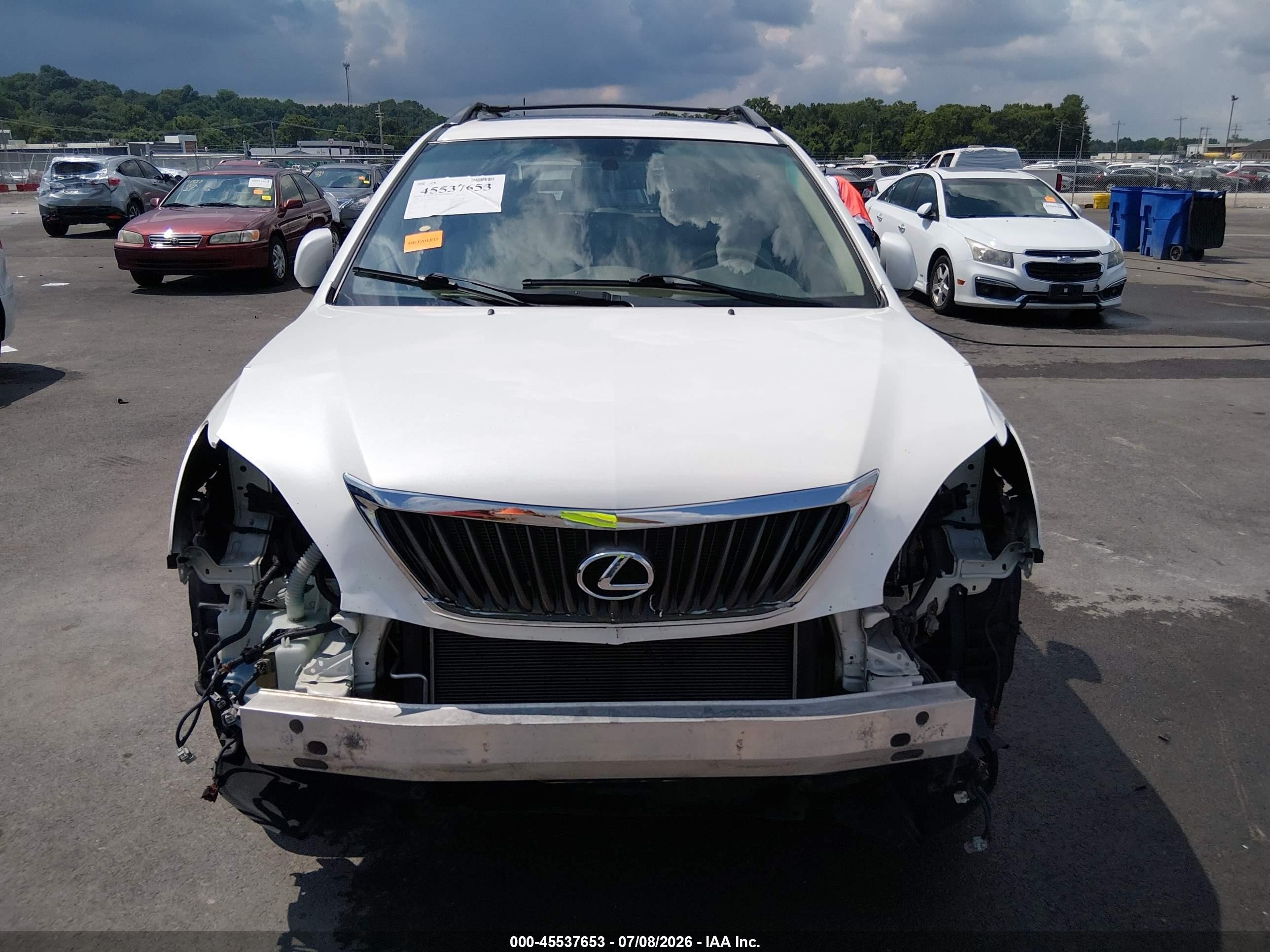 2008 Lexus Rx 350 White vin: 2T2HK31U88C082797