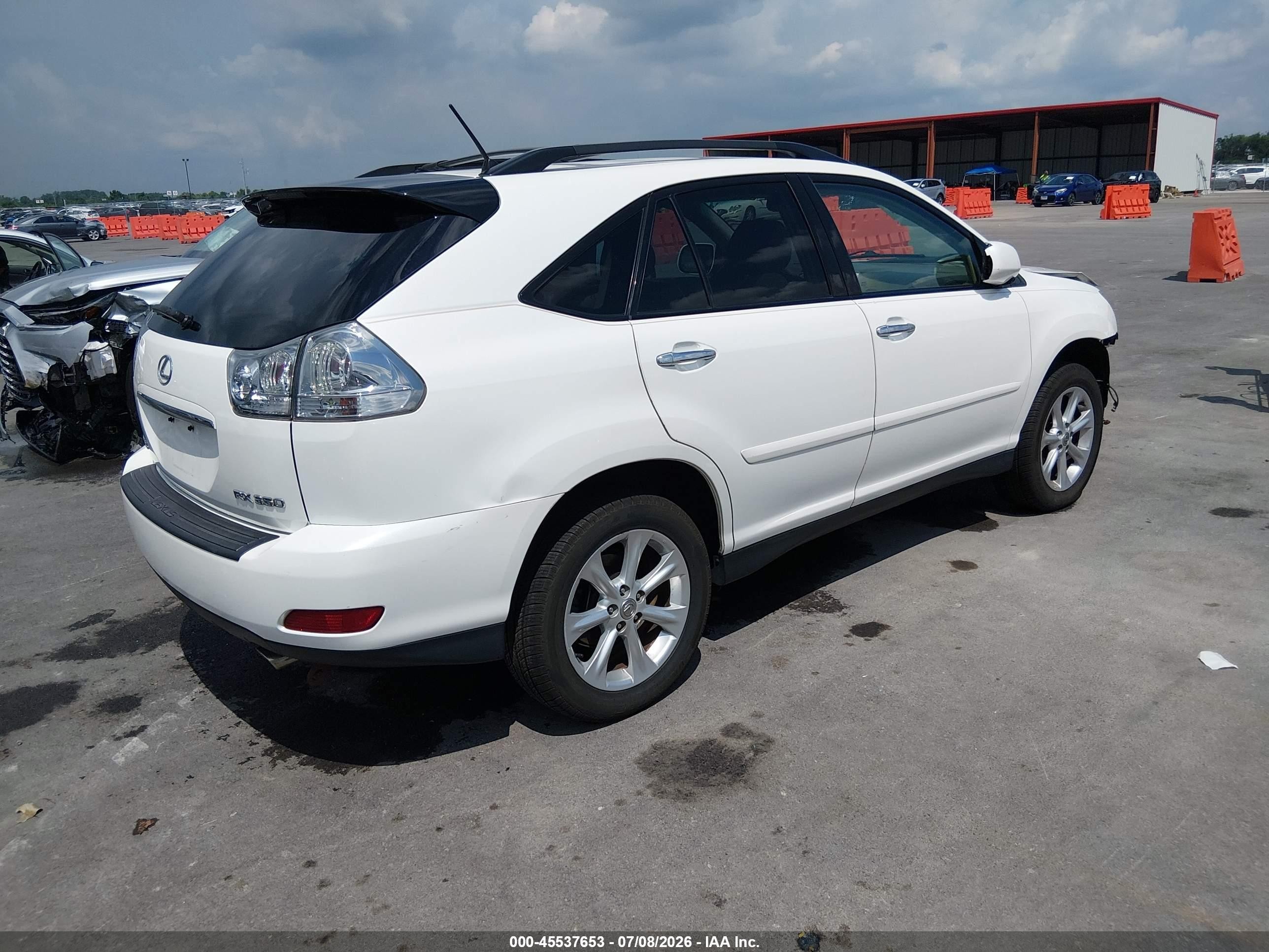 2008 Lexus Rx 350 White vin: 2T2HK31U88C082797