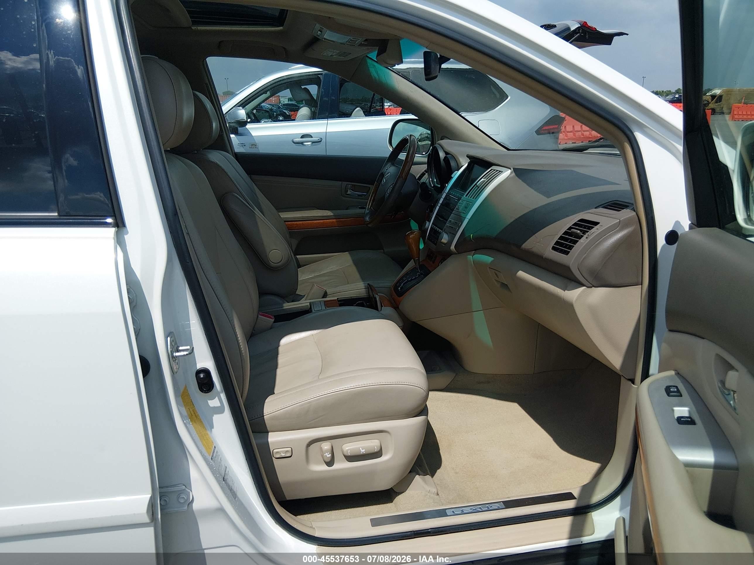 2008 Lexus Rx 350 White vin: 2T2HK31U88C082797