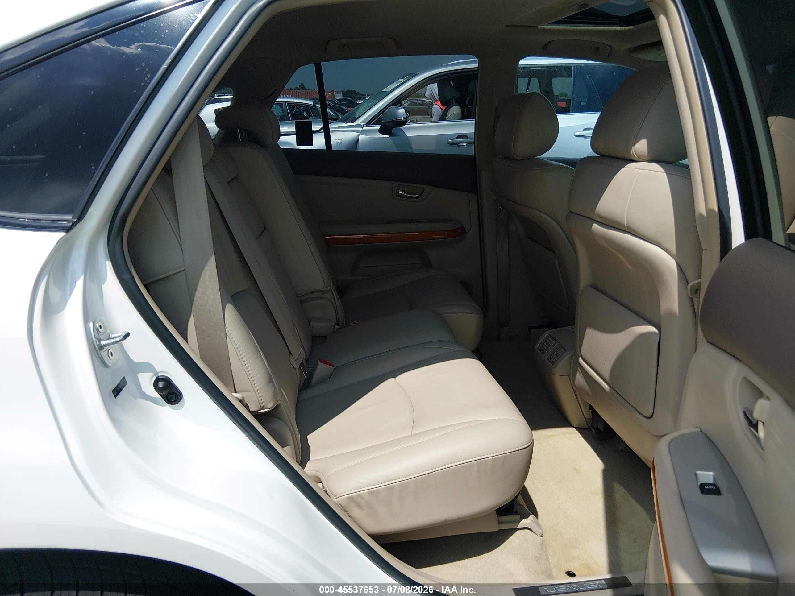 2008 Lexus Rx 350 White vin: 2T2HK31U88C082797