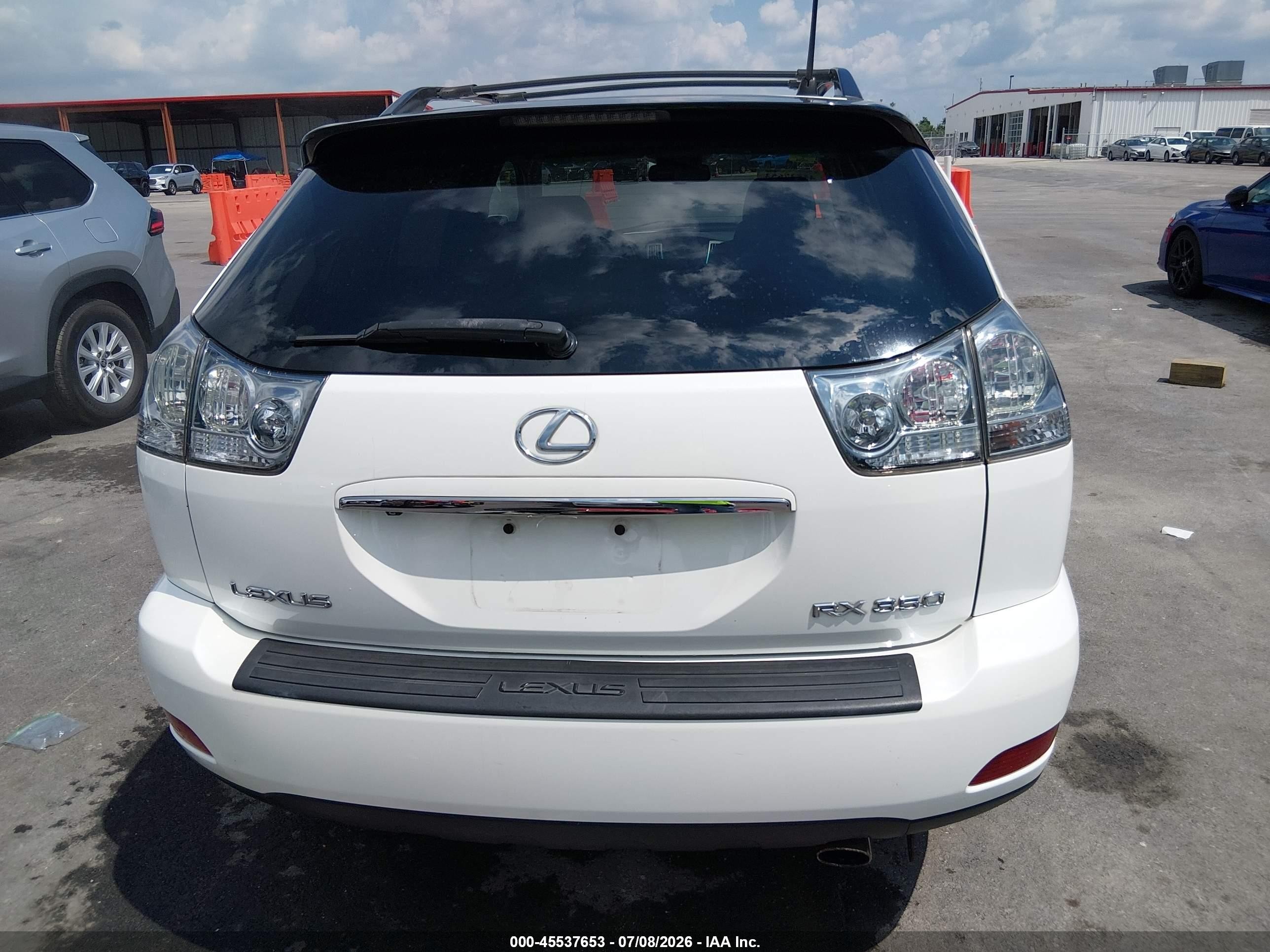 2008 Lexus Rx 350 White vin: 2T2HK31U88C082797