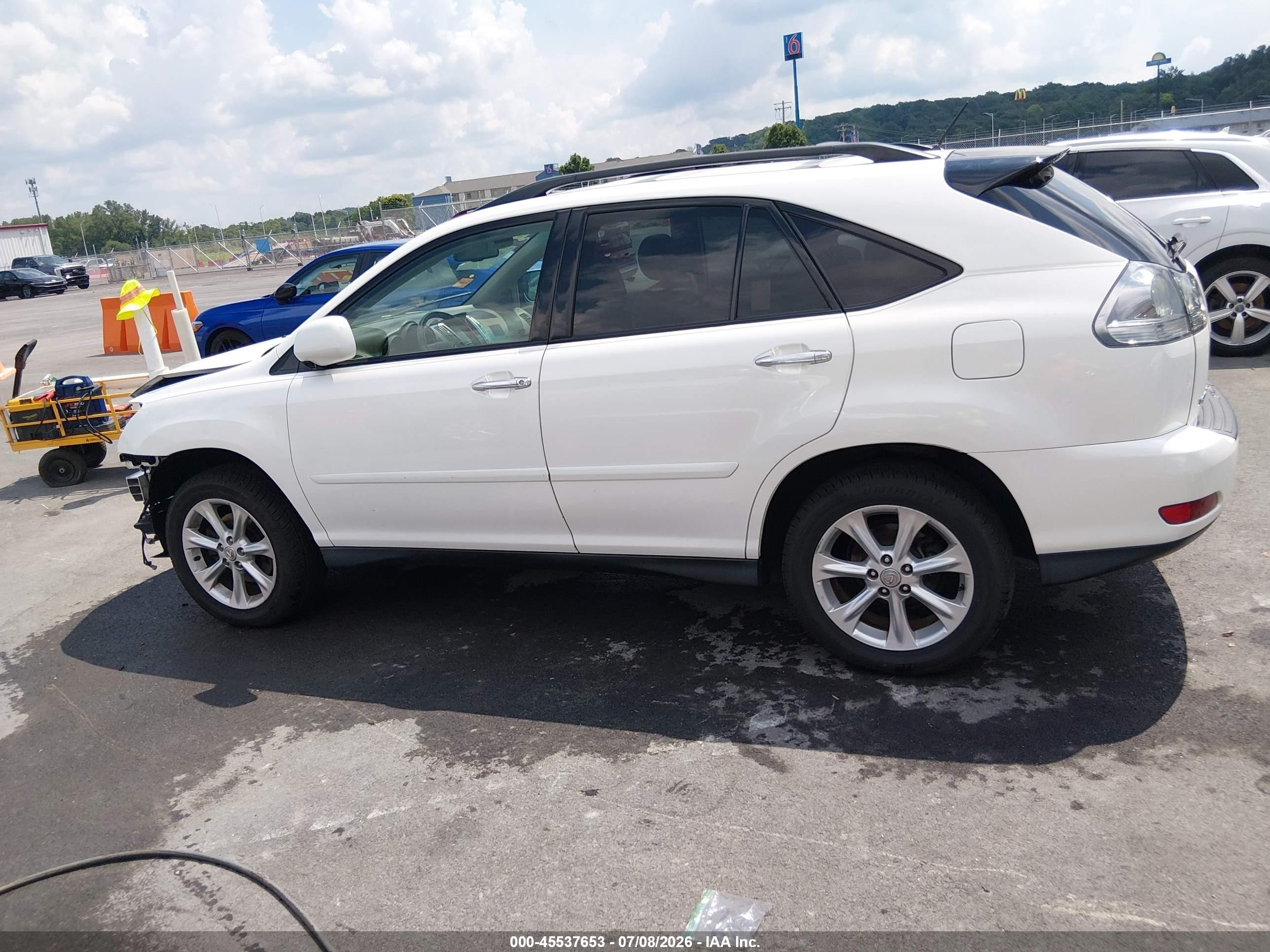 2008 Lexus Rx 350 White vin: 2T2HK31U88C082797