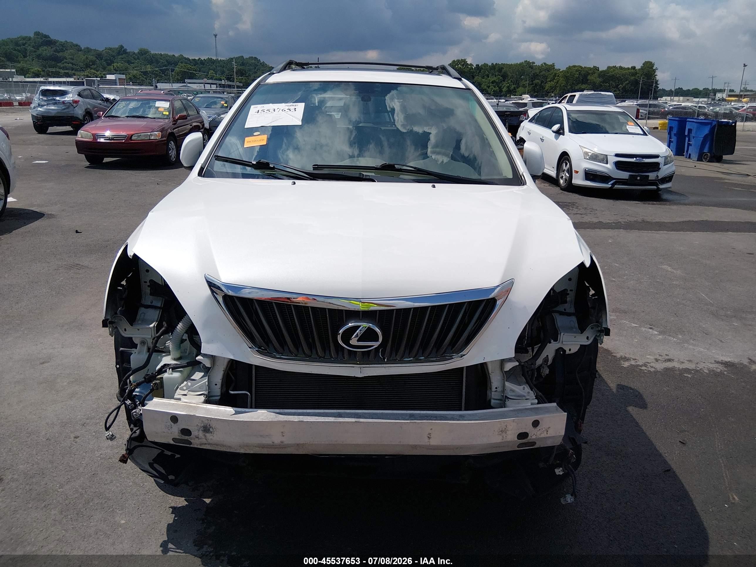 2008 Lexus Rx 350 White vin: 2T2HK31U88C082797