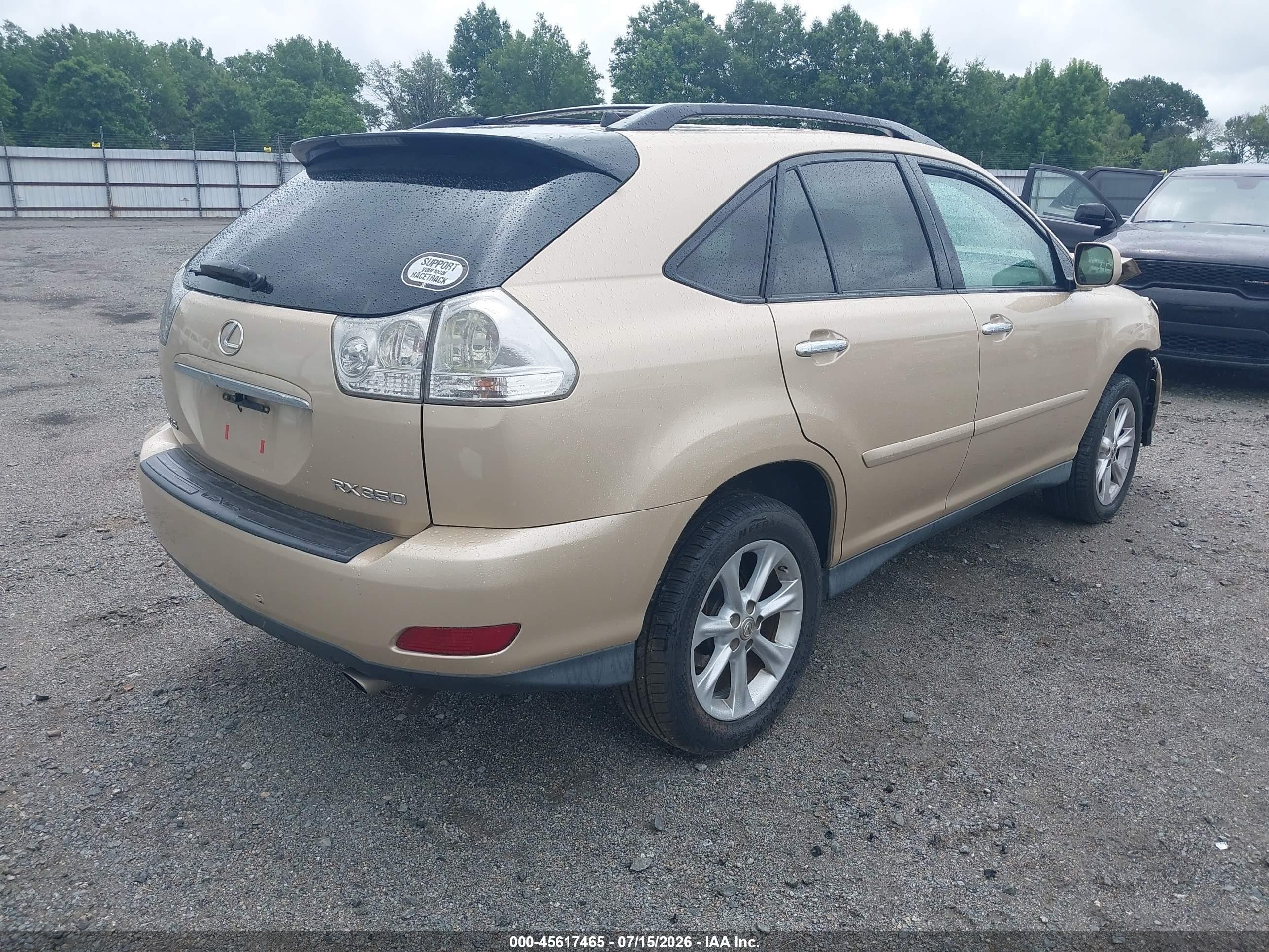 2009 Lexus Rx 350   Tan vin: 2T2HK31U89C121177