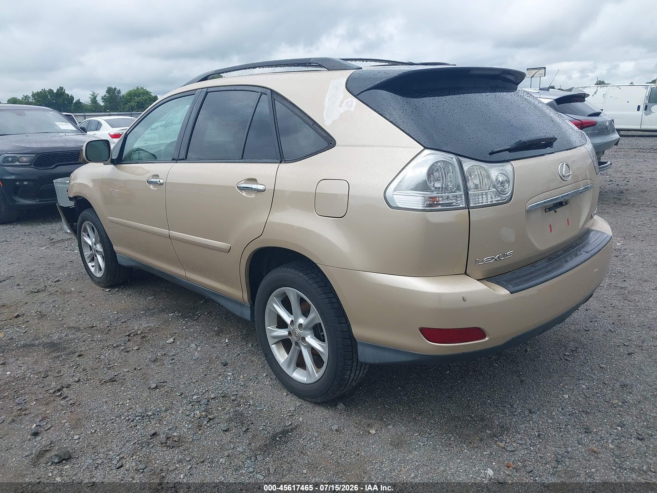 2009 Lexus Rx 350   Tan vin: 2T2HK31U89C121177