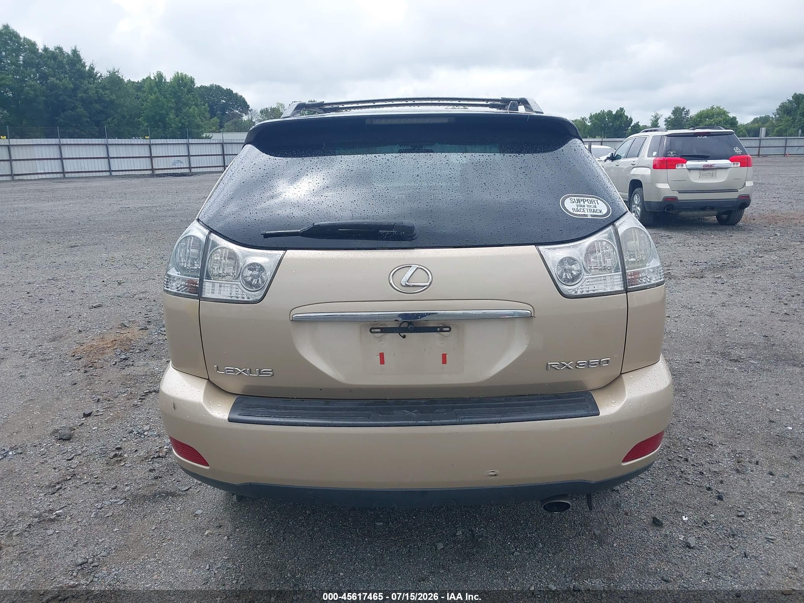 2009 Lexus Rx 350   Tan vin: 2T2HK31U89C121177