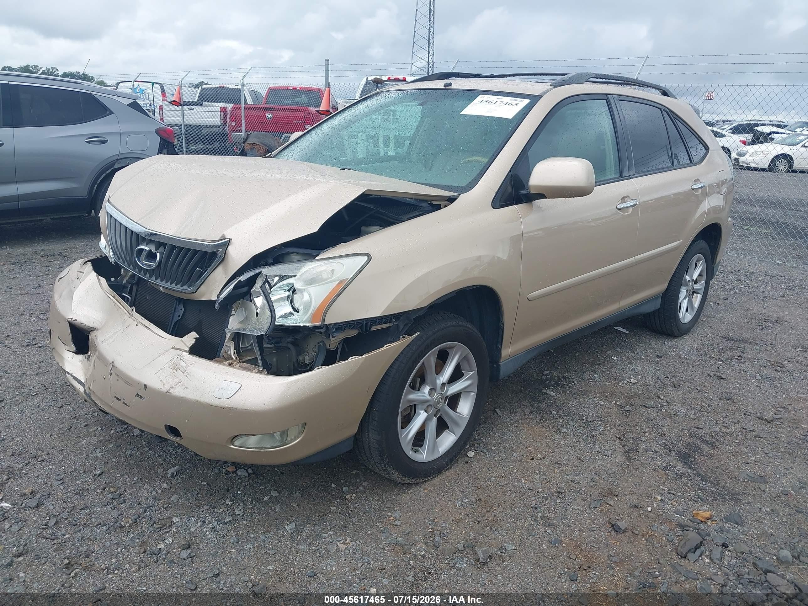 2009 Lexus Rx 350   Tan vin: 2T2HK31U89C121177