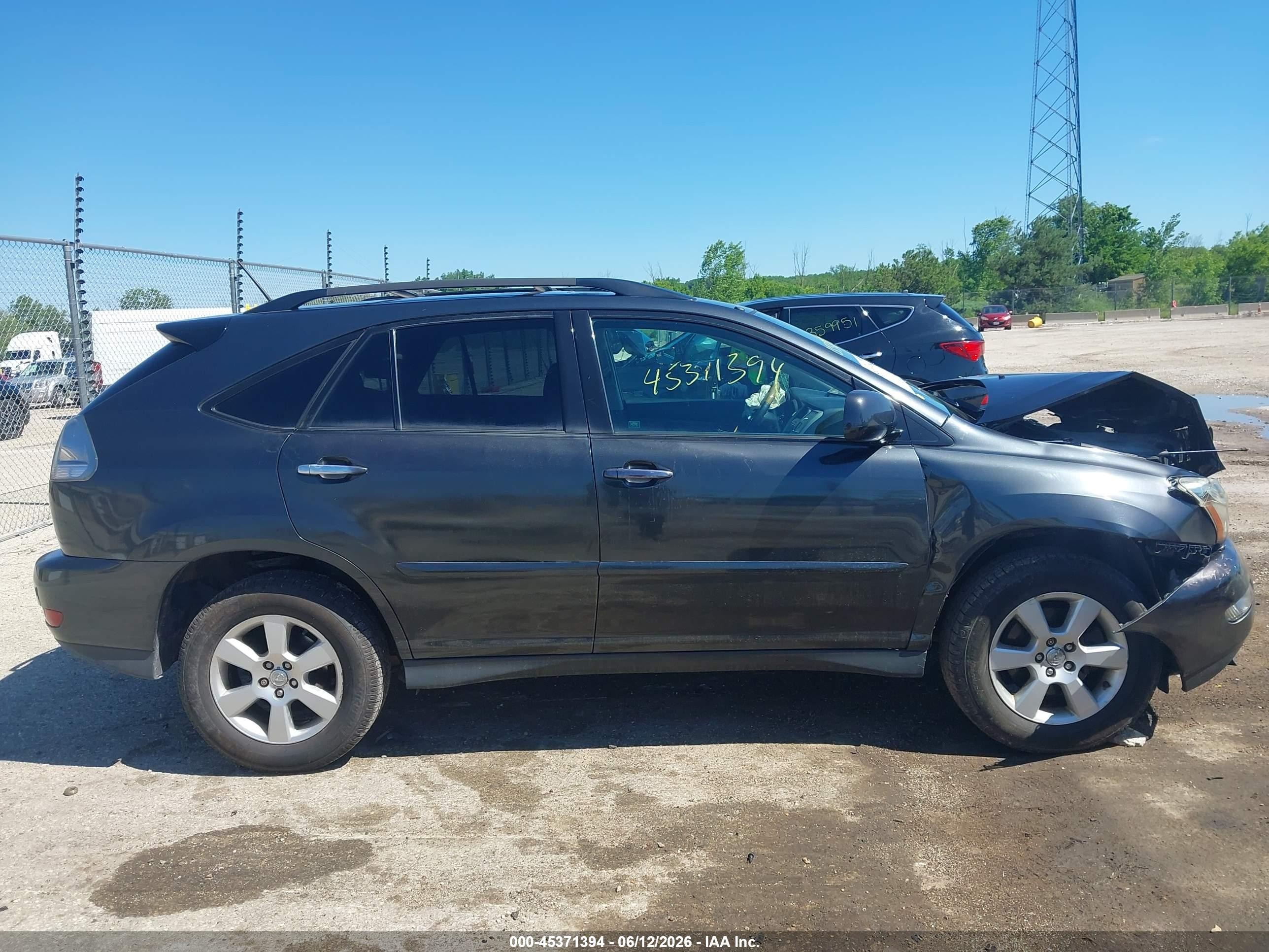 2009 Lexus Rx 350   Gray vin: 2T2HK31U89C123009