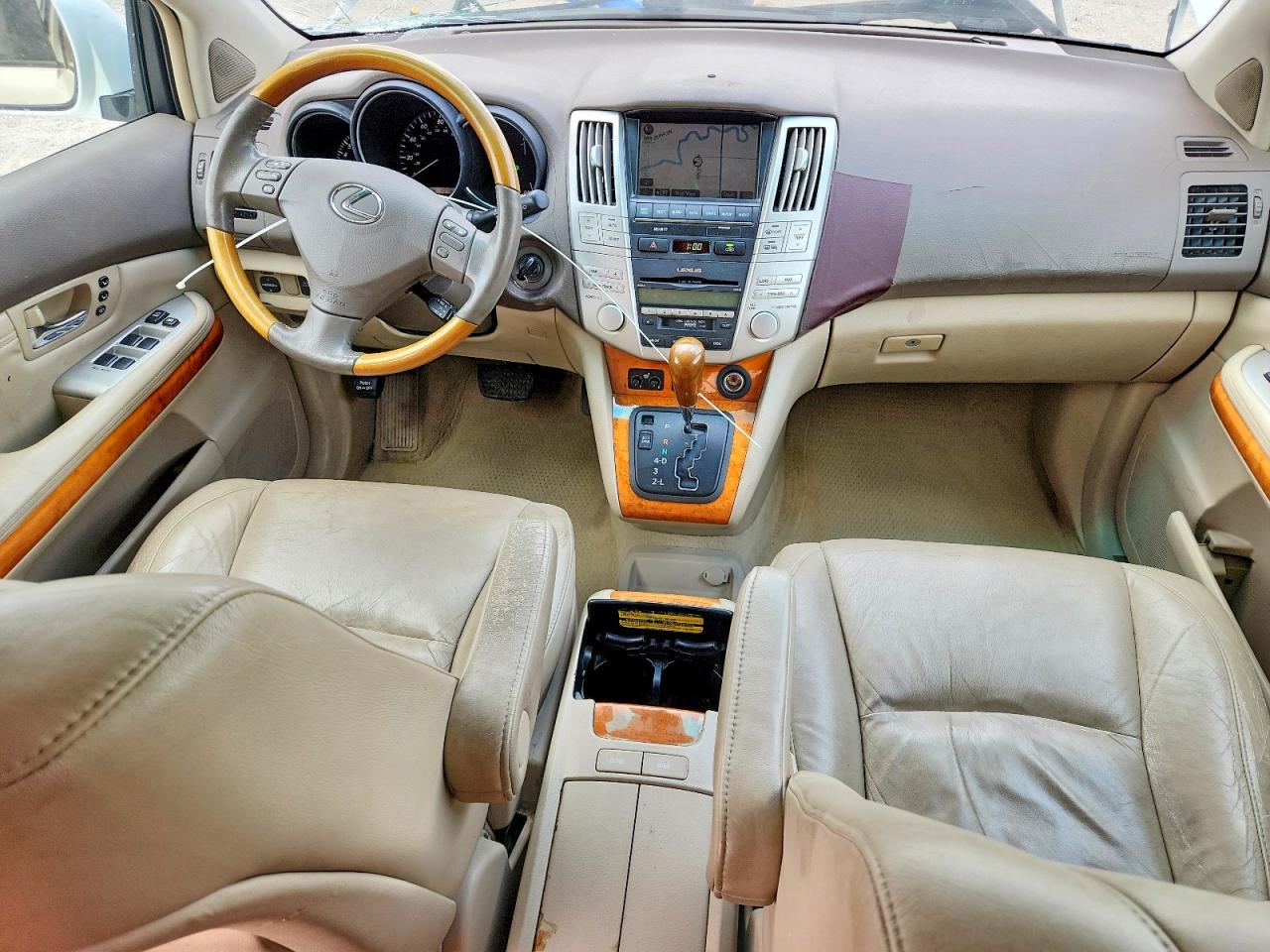 2009 Lexus Rx 350 White vin: 2T2HK31U89C123432