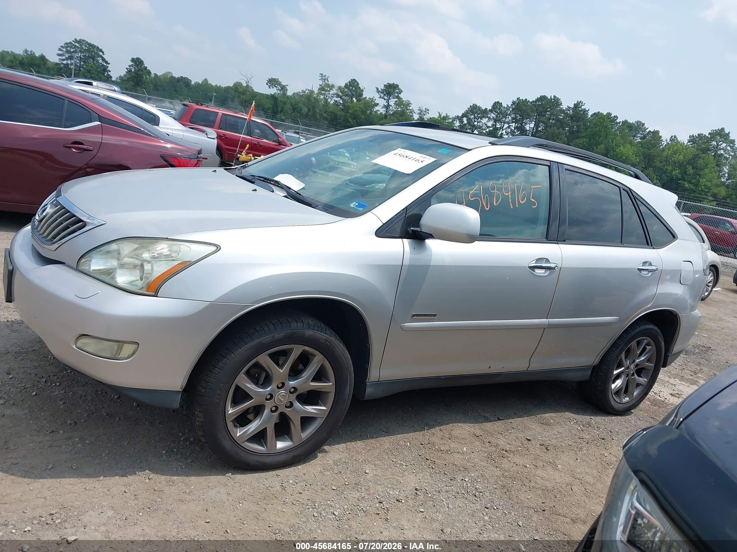 2009 Lexus Rx 350   Silver vin: 2T2HK31U89C125133