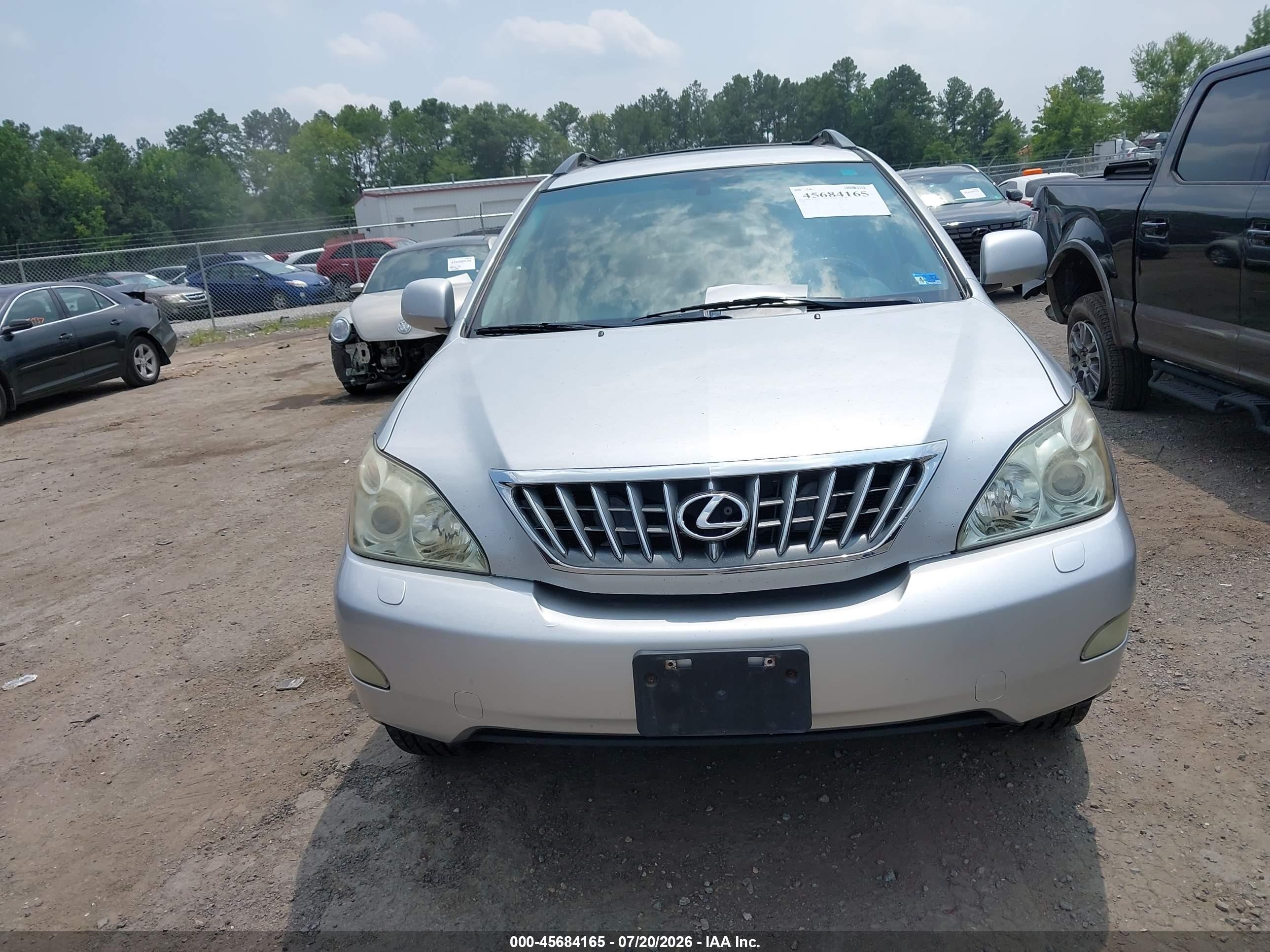 2009 Lexus Rx 350   Silver vin: 2T2HK31U89C125133