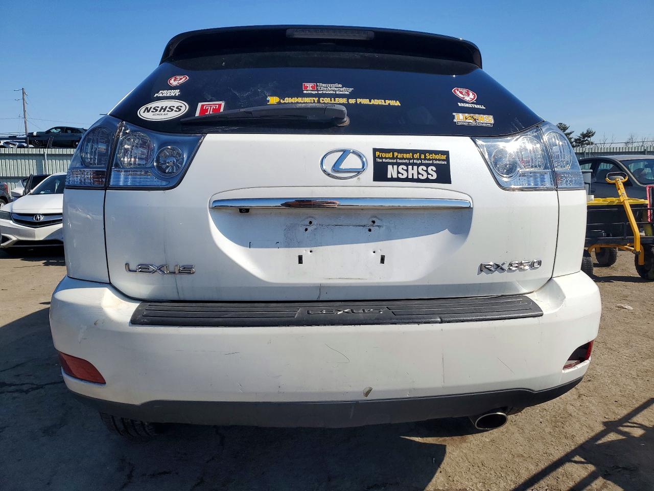 2009 Lexus Rx 350 White vin: 2T2HK31U89C127576