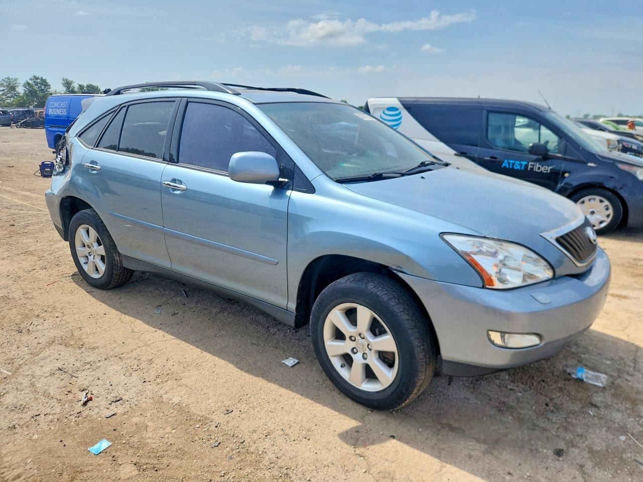 2009 Lexus Rx 350 Blue vin: 2T2HK31U89C129344