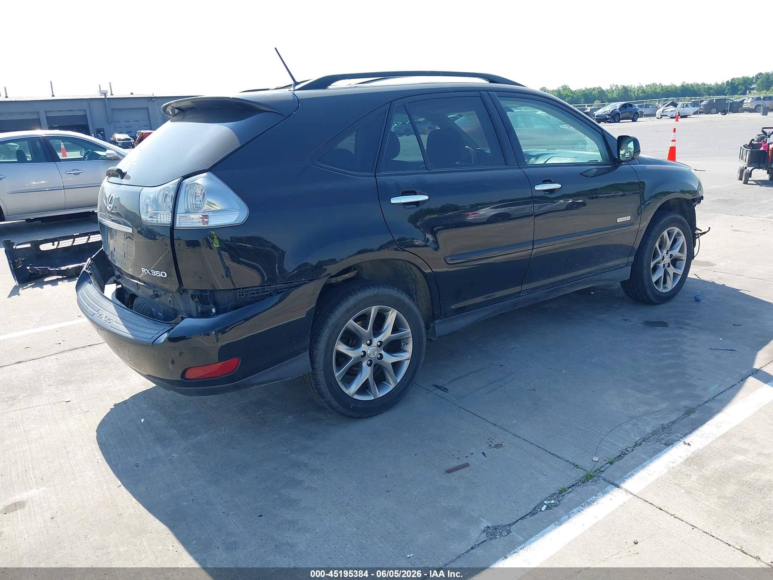 2009 Lexus Rx 350   Black vin: 2T2HK31U89C129473