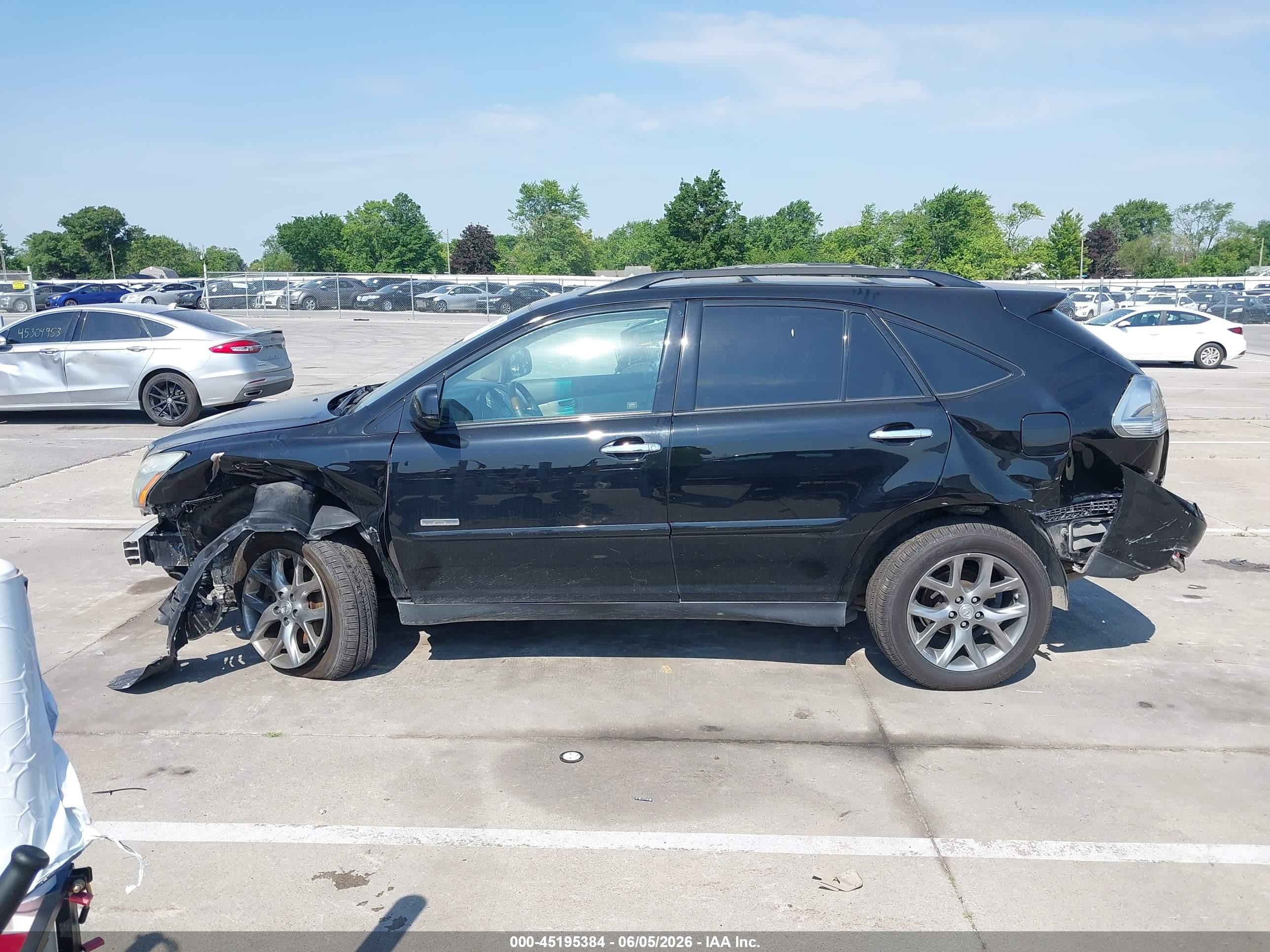 2009 Lexus Rx 350   Black vin: 2T2HK31U89C129473