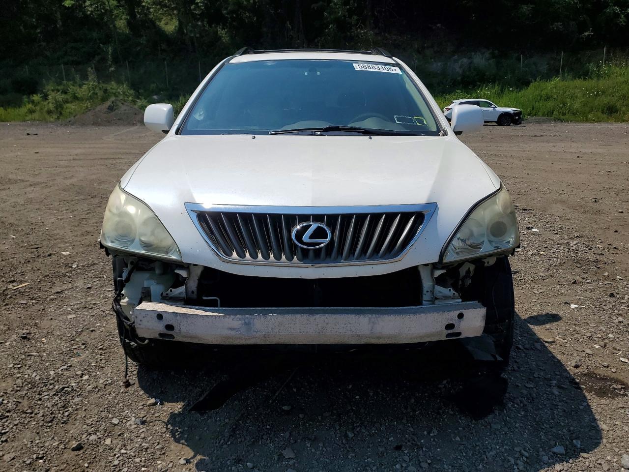 2009 Lexus Rx 350 White vin: 2T2HK31U89C129697