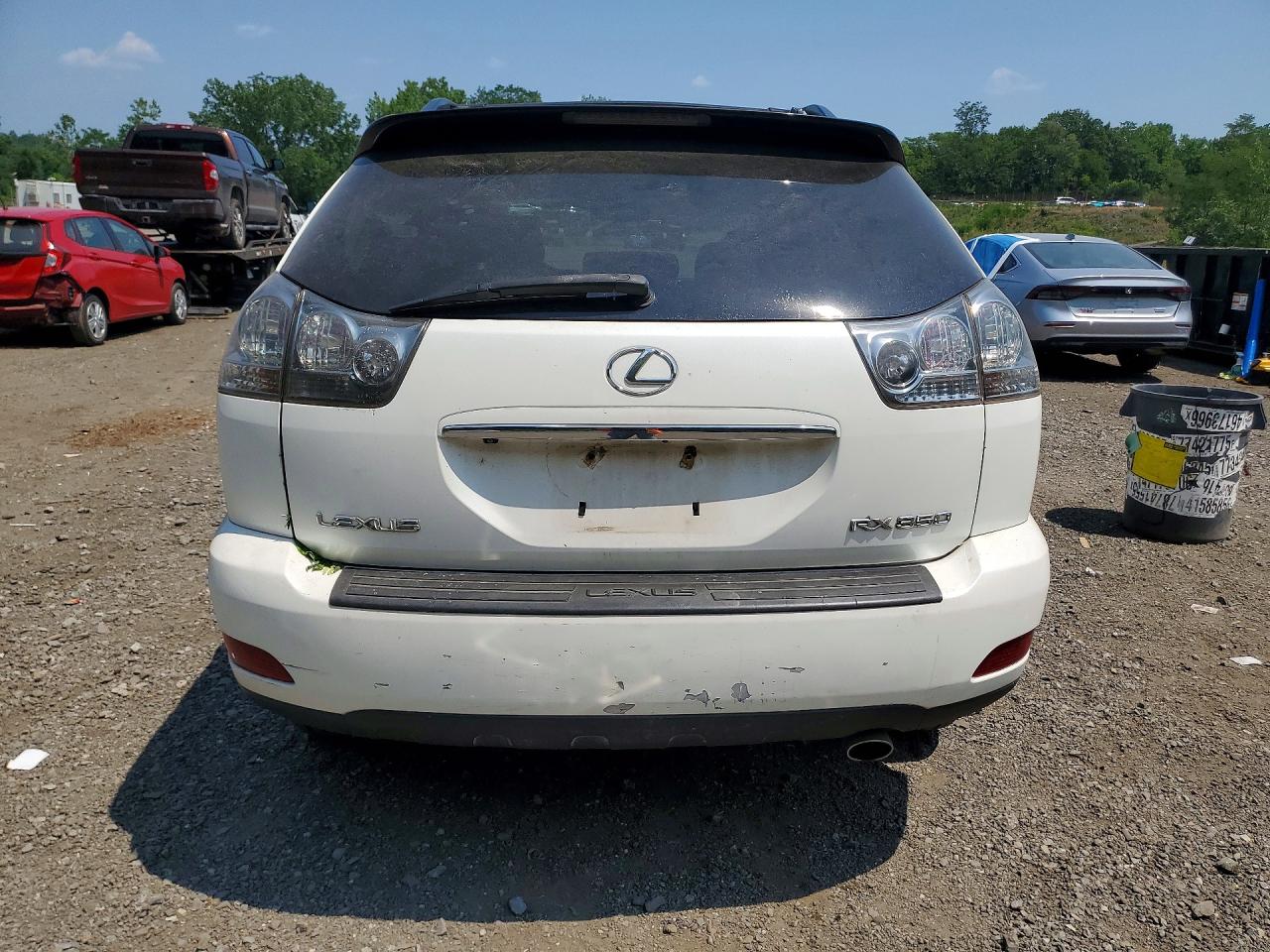 2009 Lexus Rx 350 White vin: 2T2HK31U89C129697