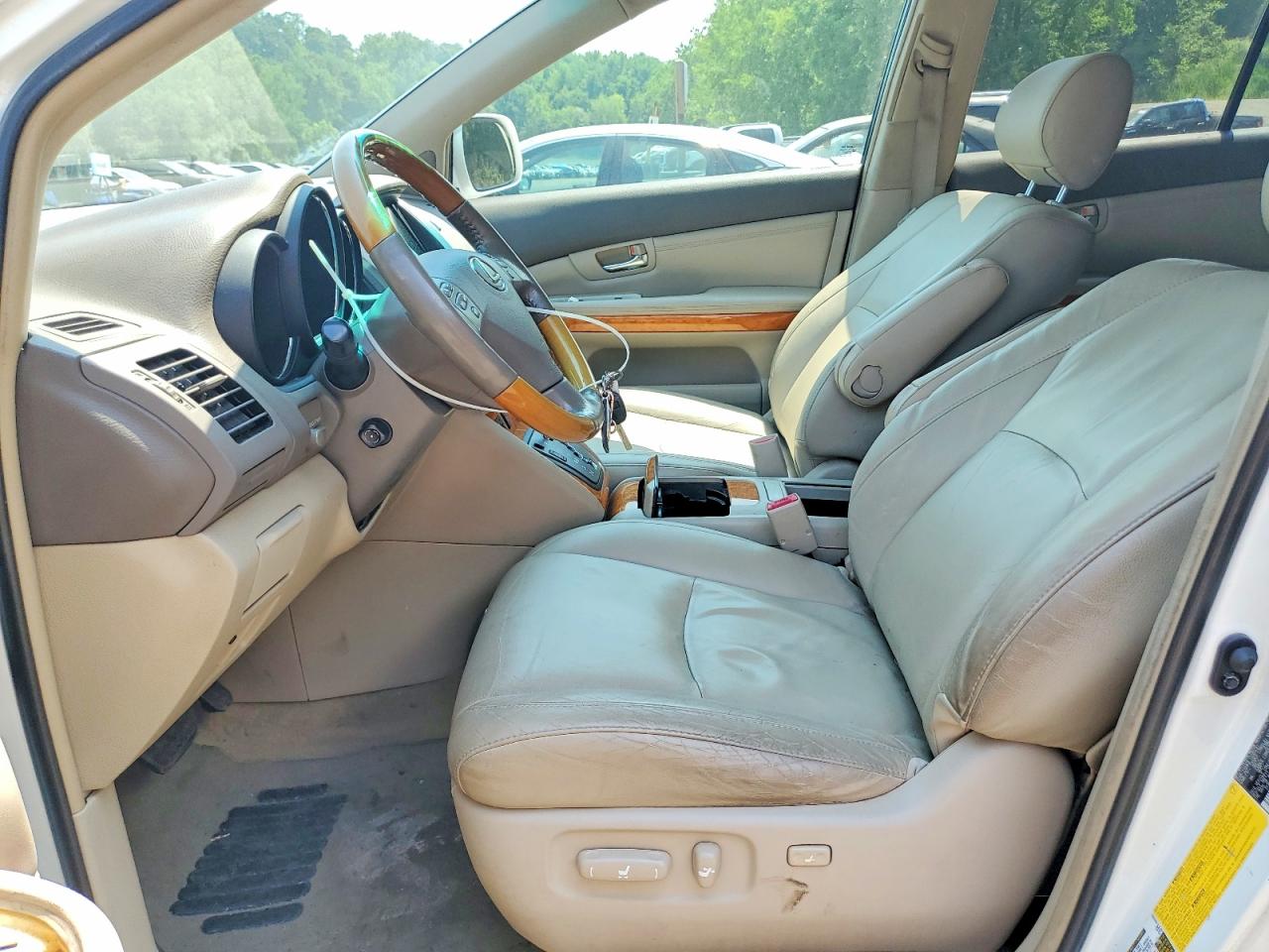 2009 Lexus Rx 350 White vin: 2T2HK31U89C129697