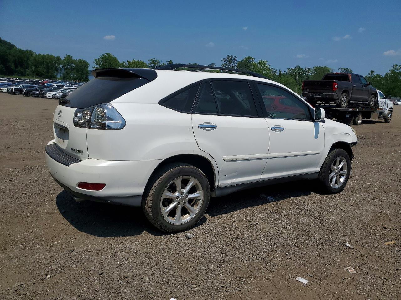 2009 Lexus Rx 350 White vin: 2T2HK31U89C129697