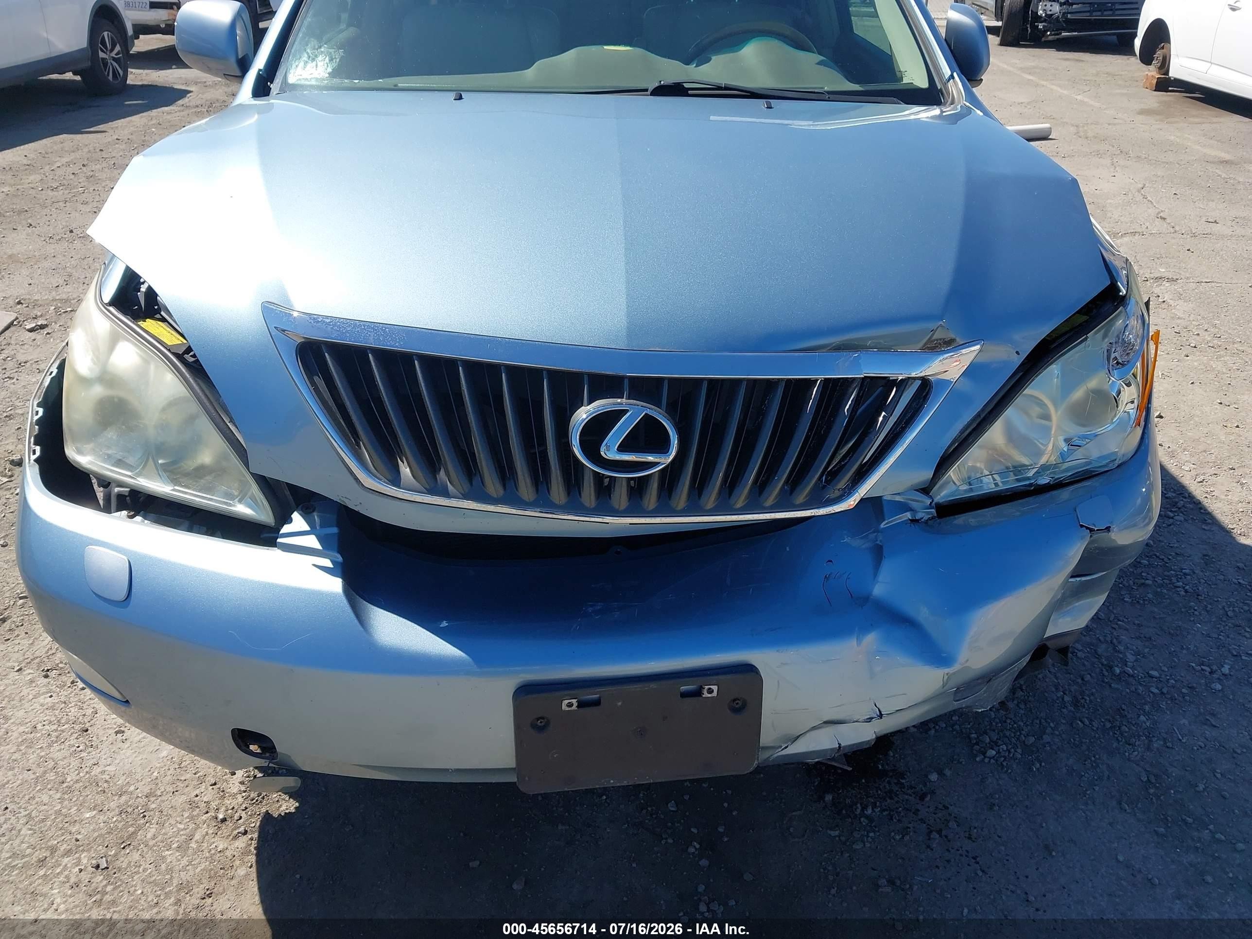 2009 Lexus Rx 350   Light Blue vin: 2T2HK31U89C130798