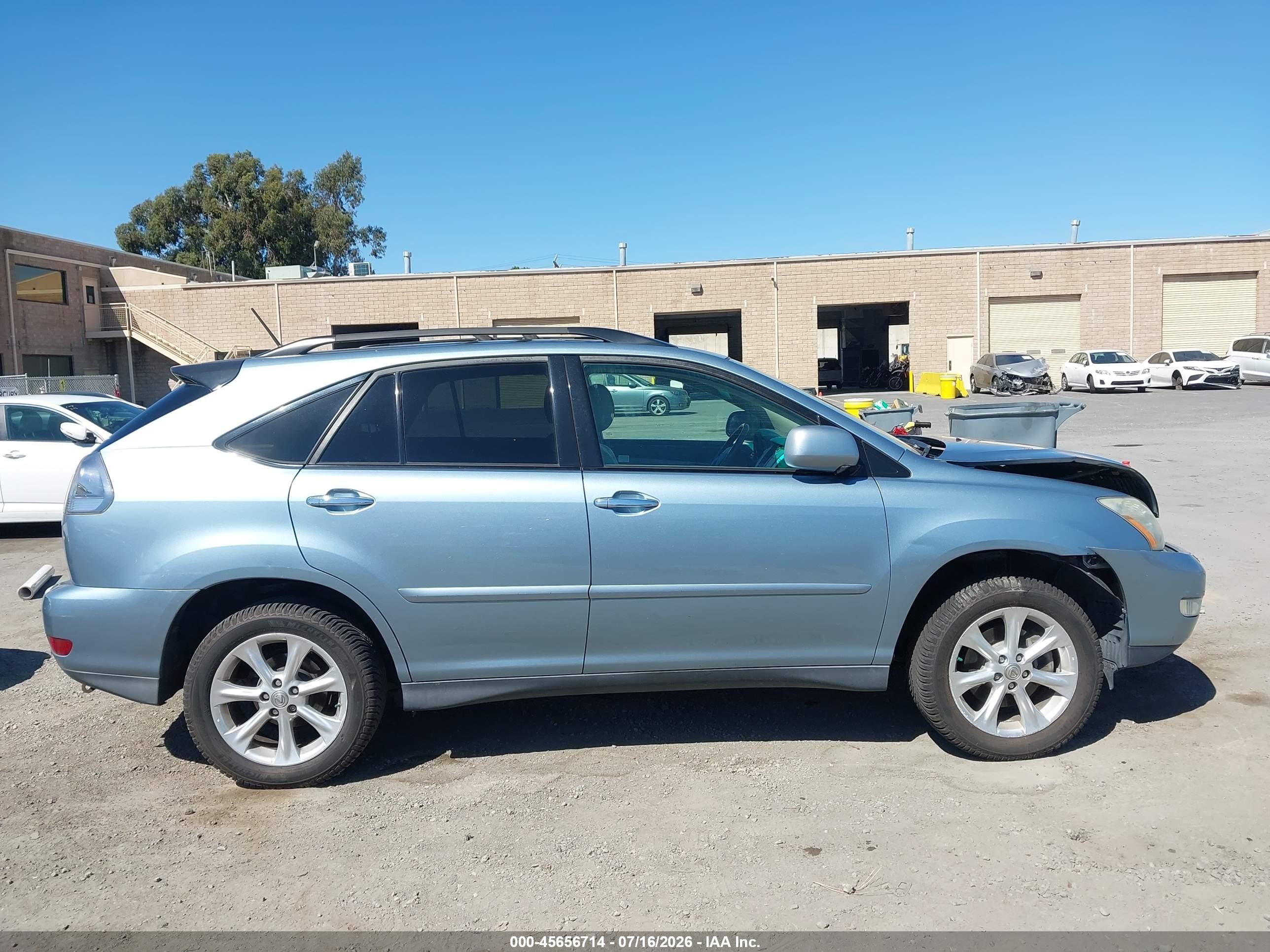 2009 Lexus Rx 350   Light Blue vin: 2T2HK31U89C130798
