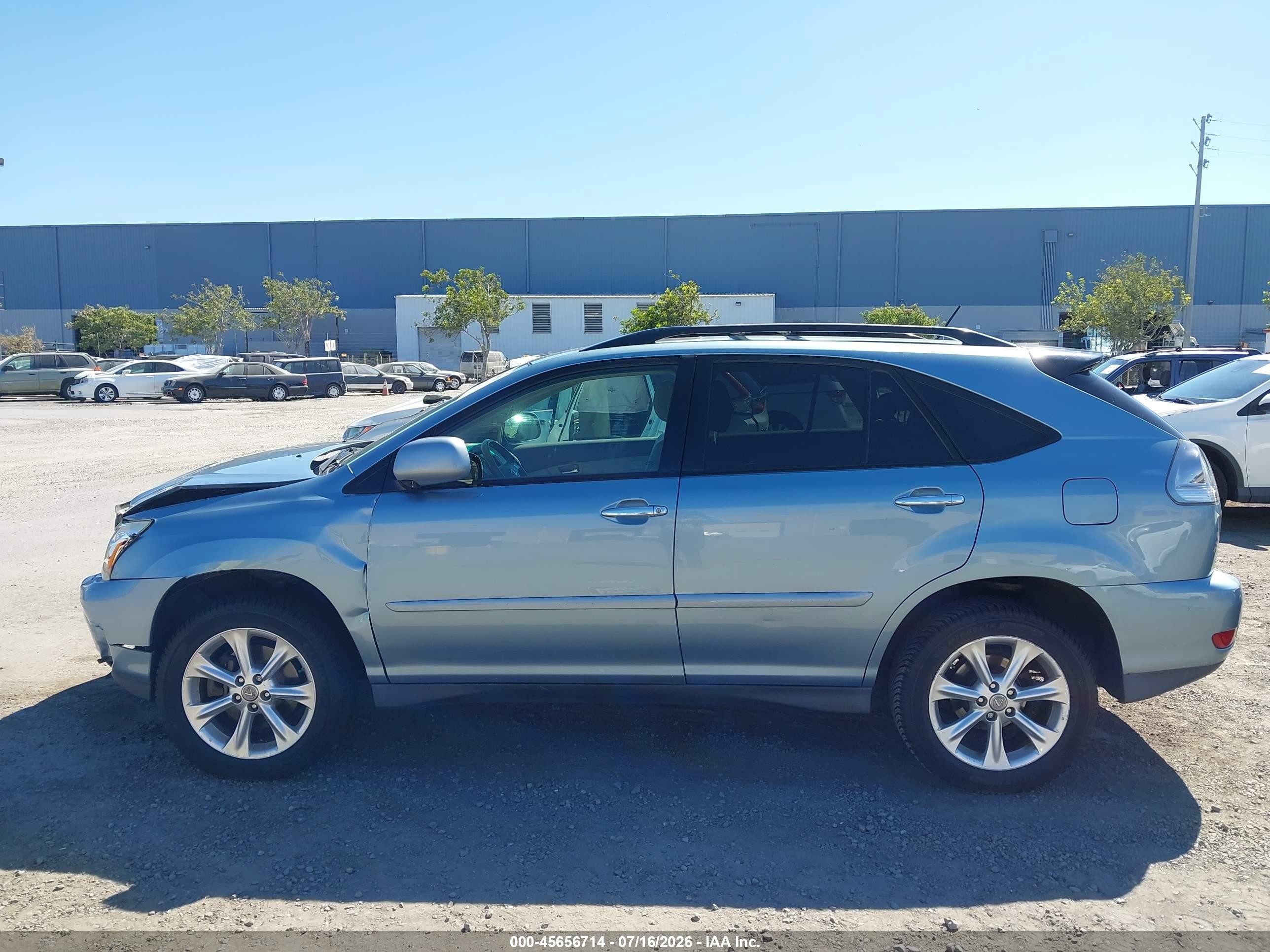 2009 Lexus Rx 350   Light Blue vin: 2T2HK31U89C130798
