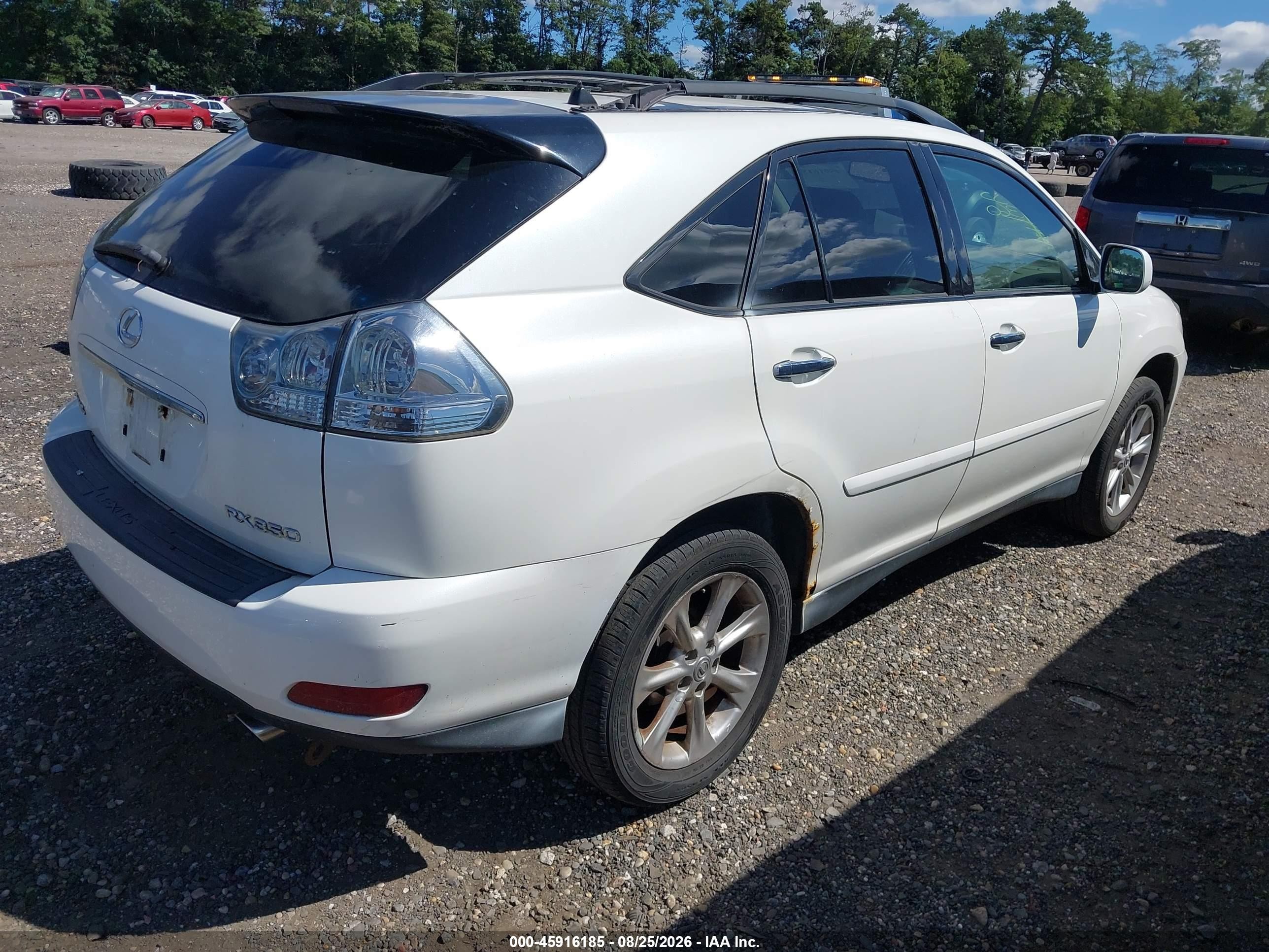 2009 Lexus Rx 350 White vin: 2T2HK31U89C135175