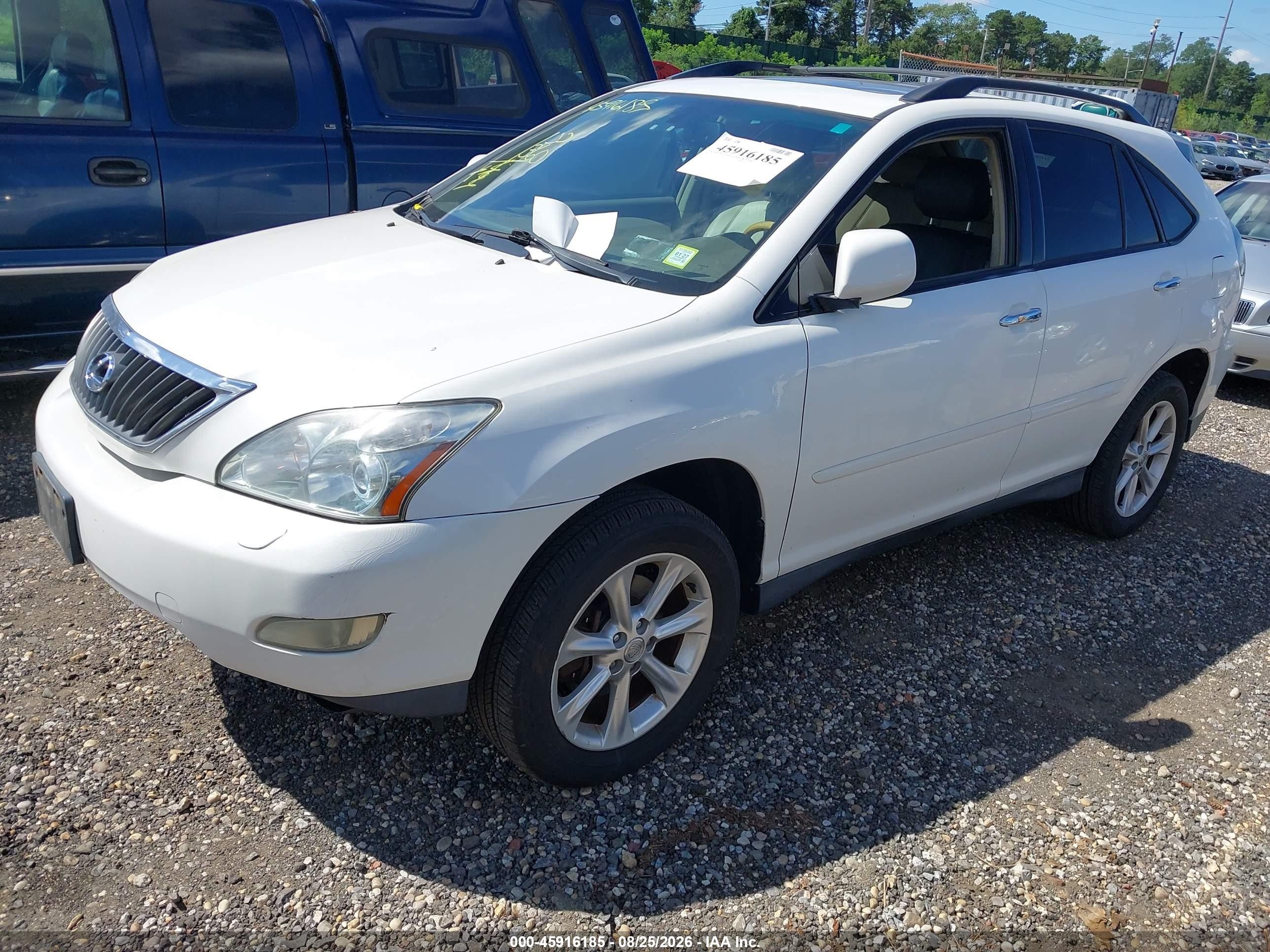 2009 Lexus Rx 350 White vin: 2T2HK31U89C135175