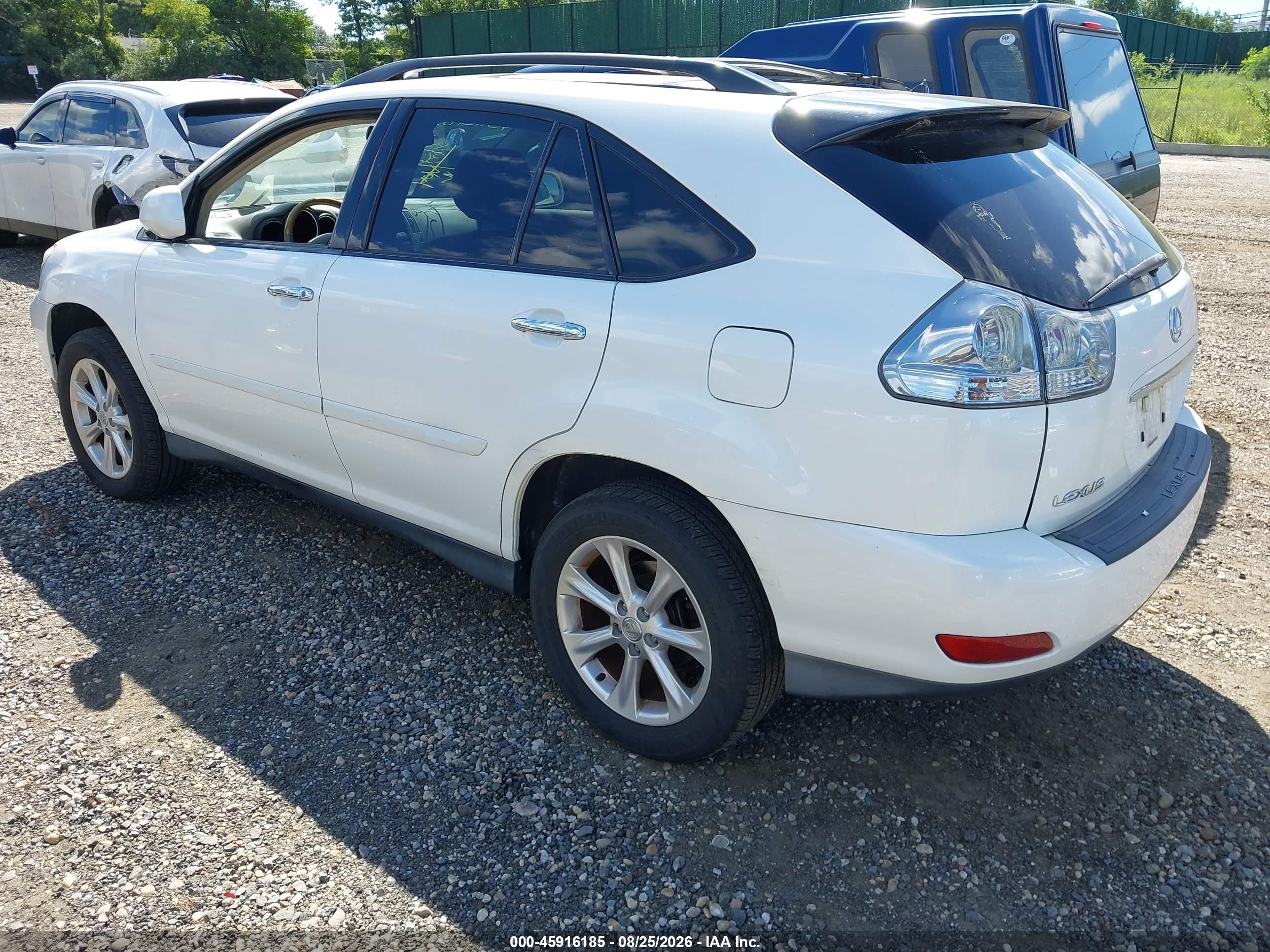2009 Lexus Rx 350 White vin: 2T2HK31U89C135175