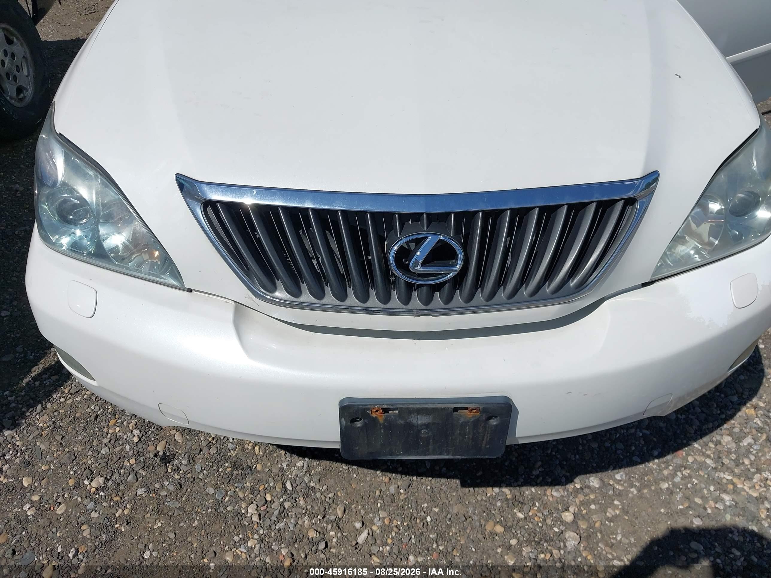 2009 Lexus Rx 350 White vin: 2T2HK31U89C135175