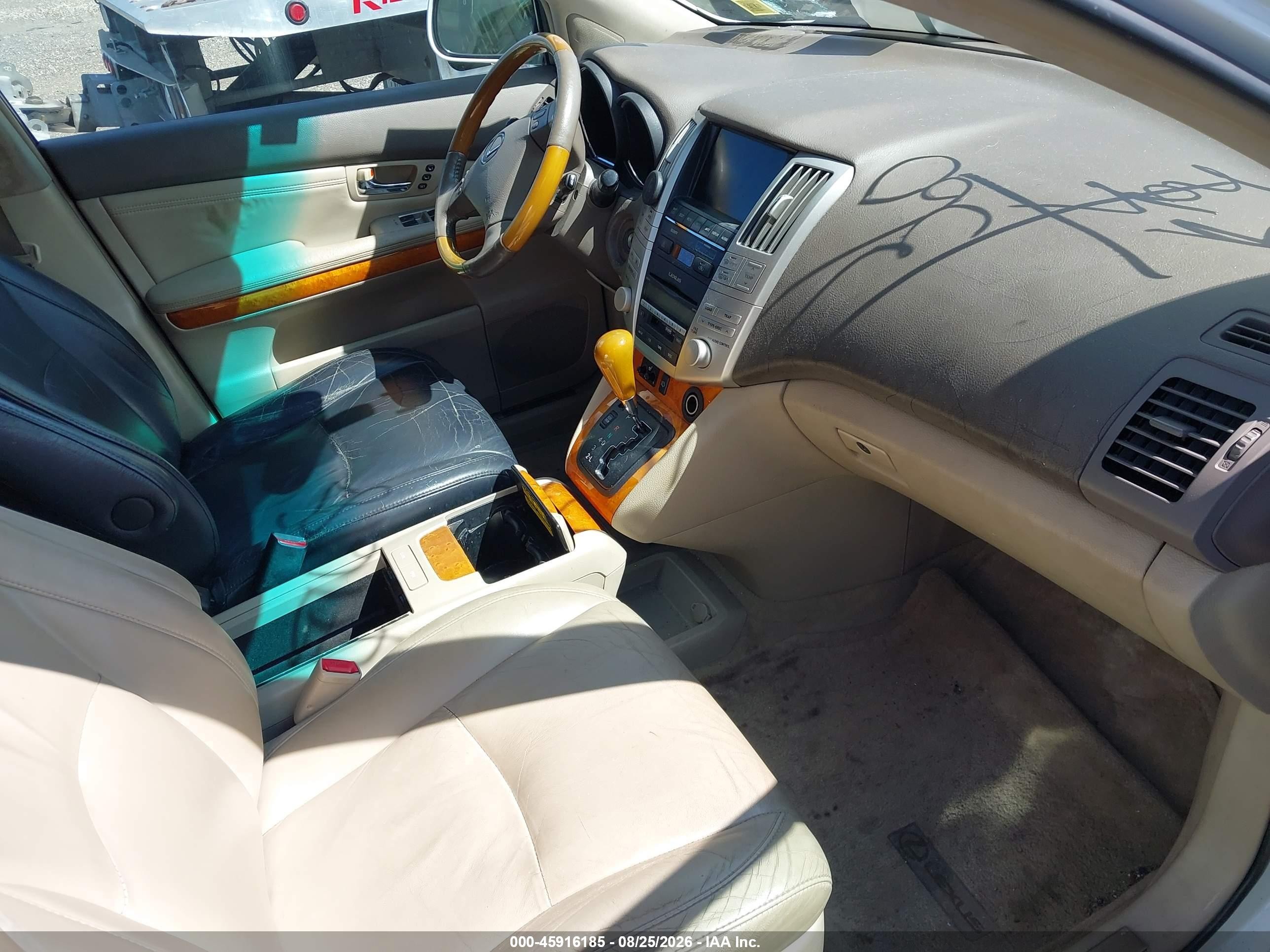 2009 Lexus Rx 350 White vin: 2T2HK31U89C135175