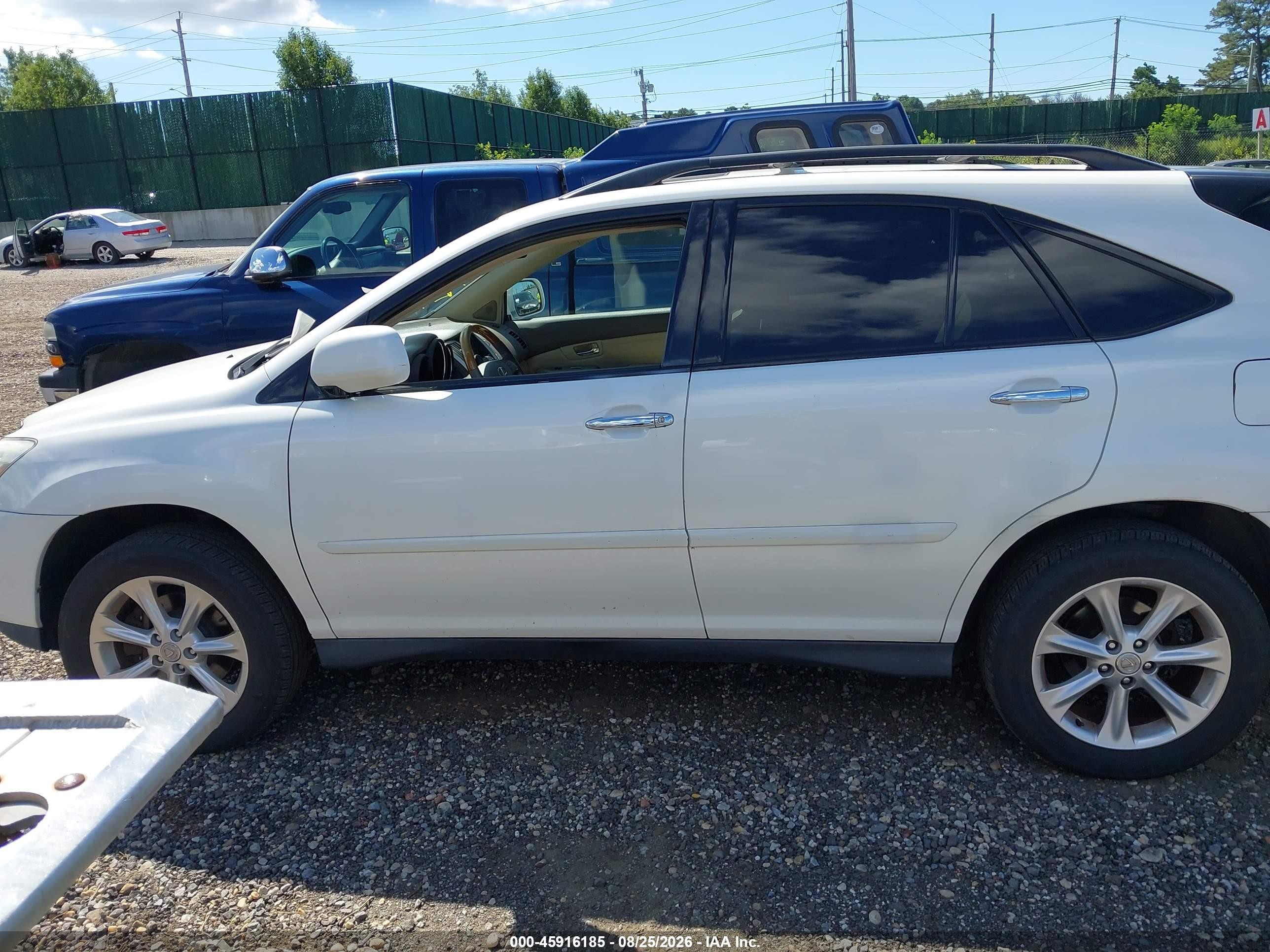 2009 Lexus Rx 350 White vin: 2T2HK31U89C135175