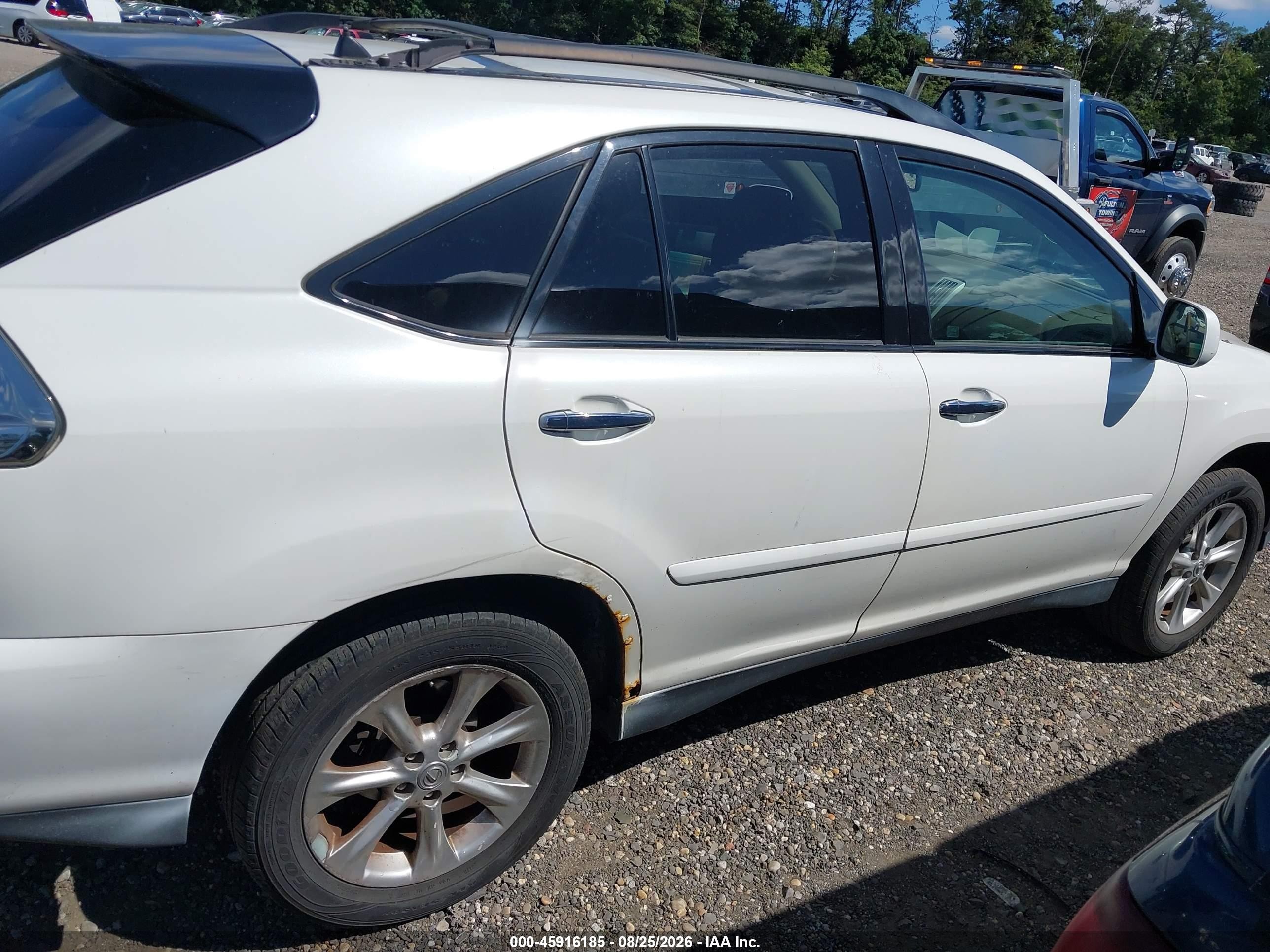 2009 Lexus Rx 350 White vin: 2T2HK31U89C135175