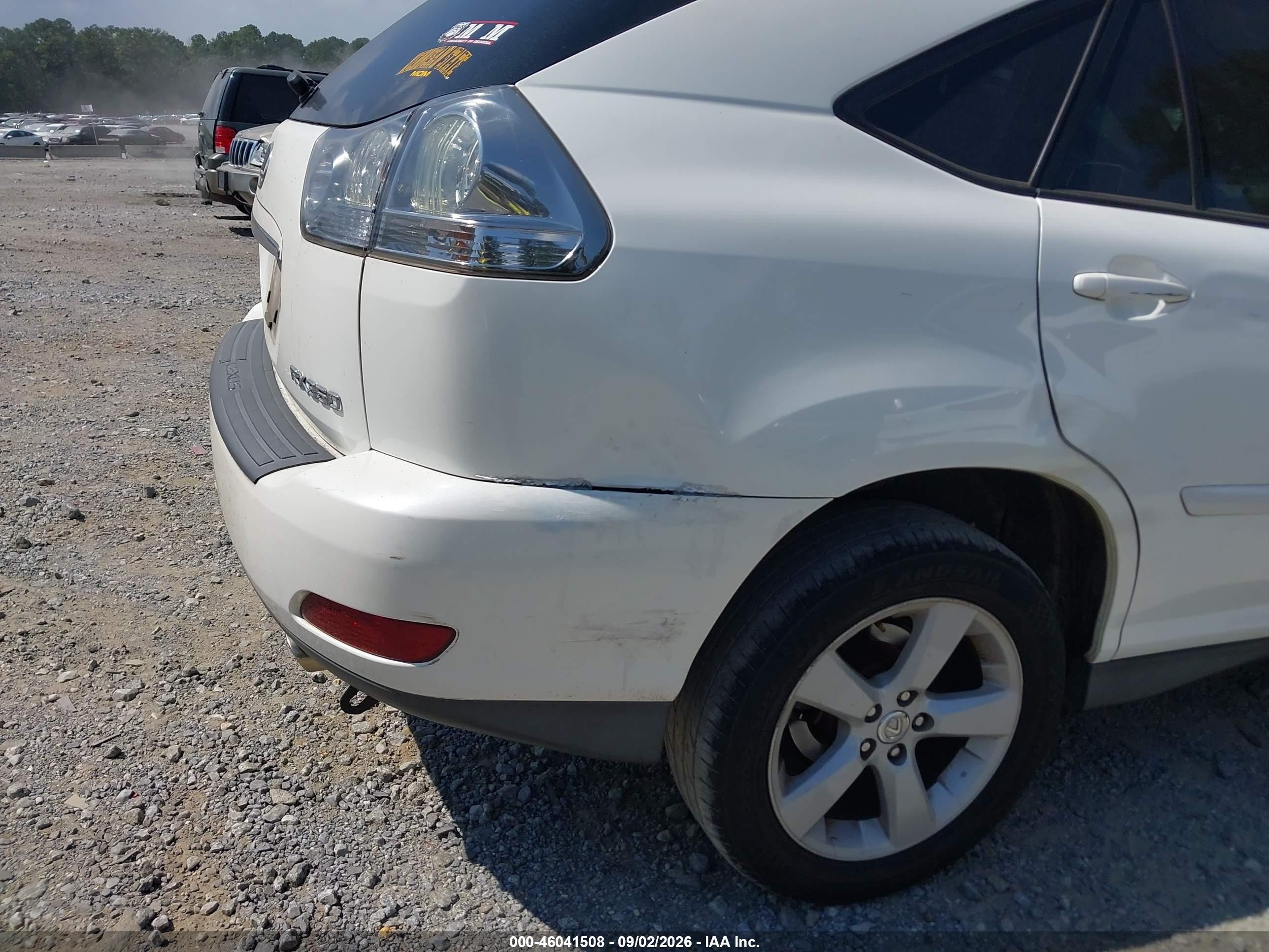2007 Lexus Rx 350   White vin: 2T2HK31U97C016886