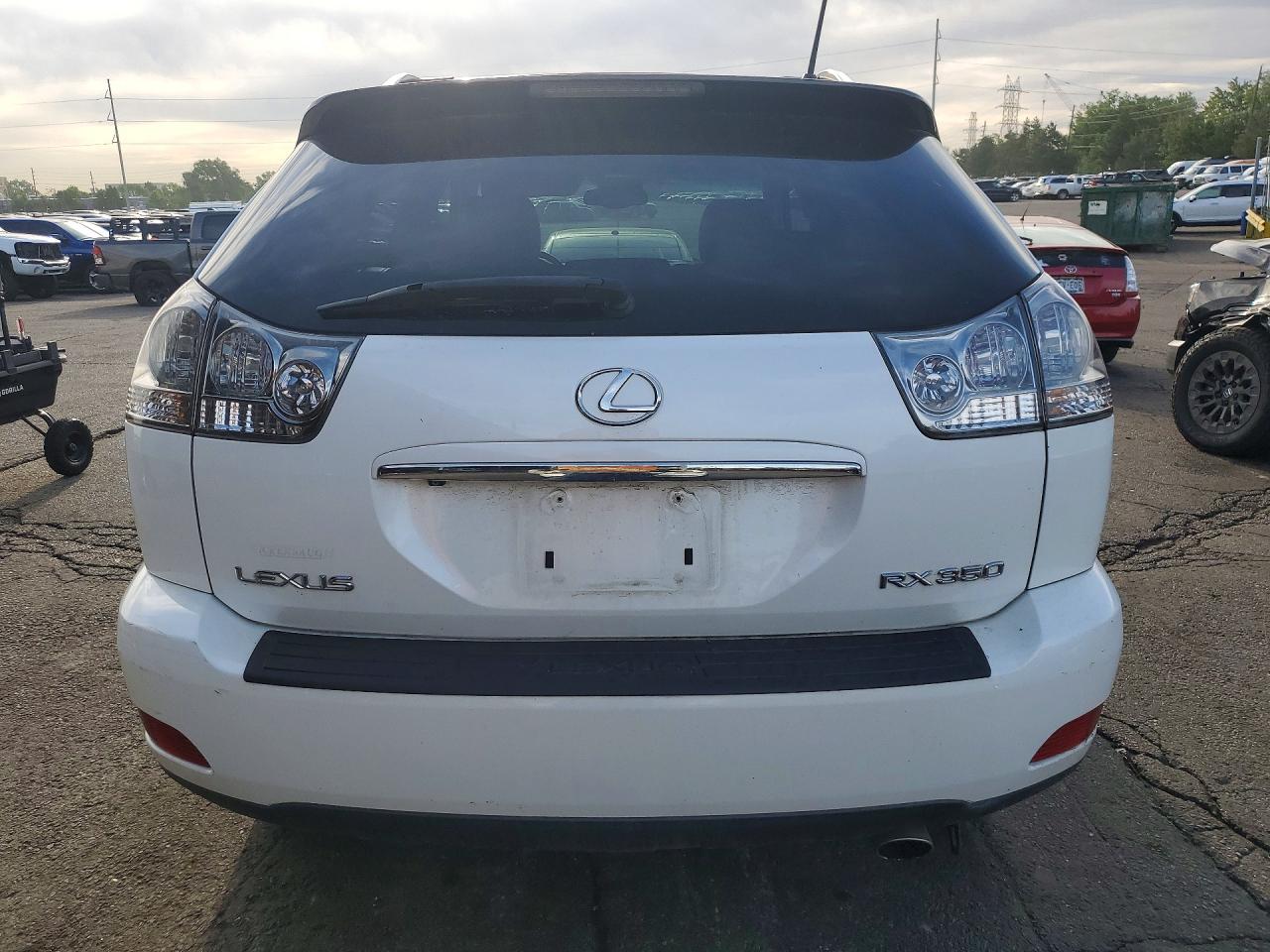 2007 Lexus Rx 350 White vin: 2T2HK31U97C018220