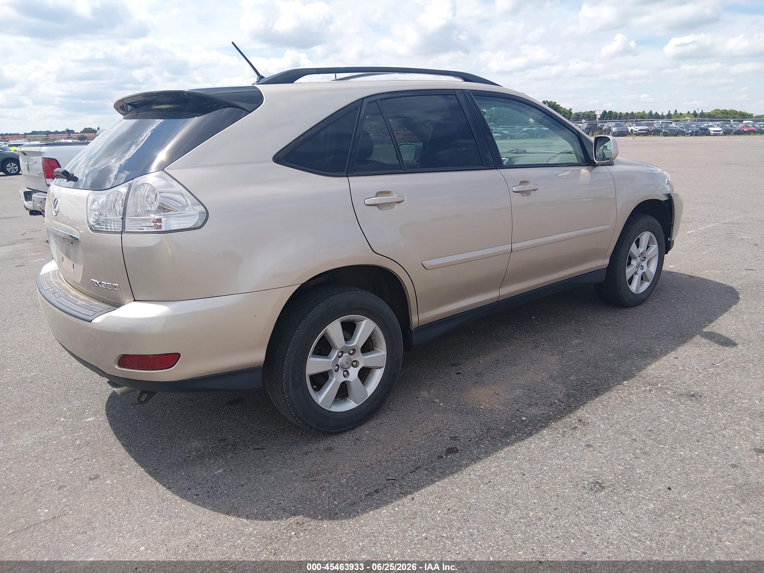 2007 Lexus Rx 350   Коричневый vin: 2T2HK31U97C018489