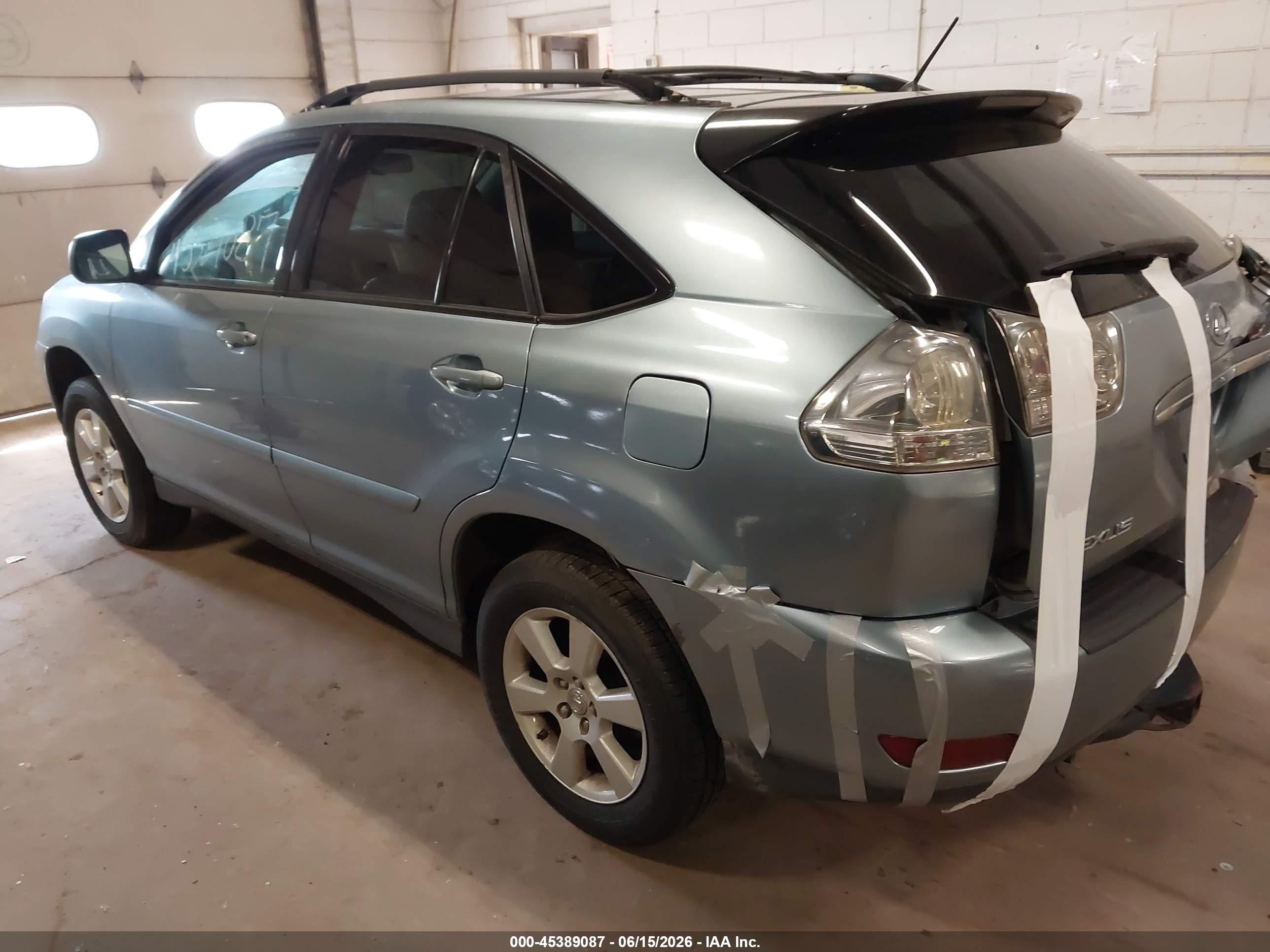 2007 Lexus Rx 350   Blue vin: 2T2HK31U97C021327