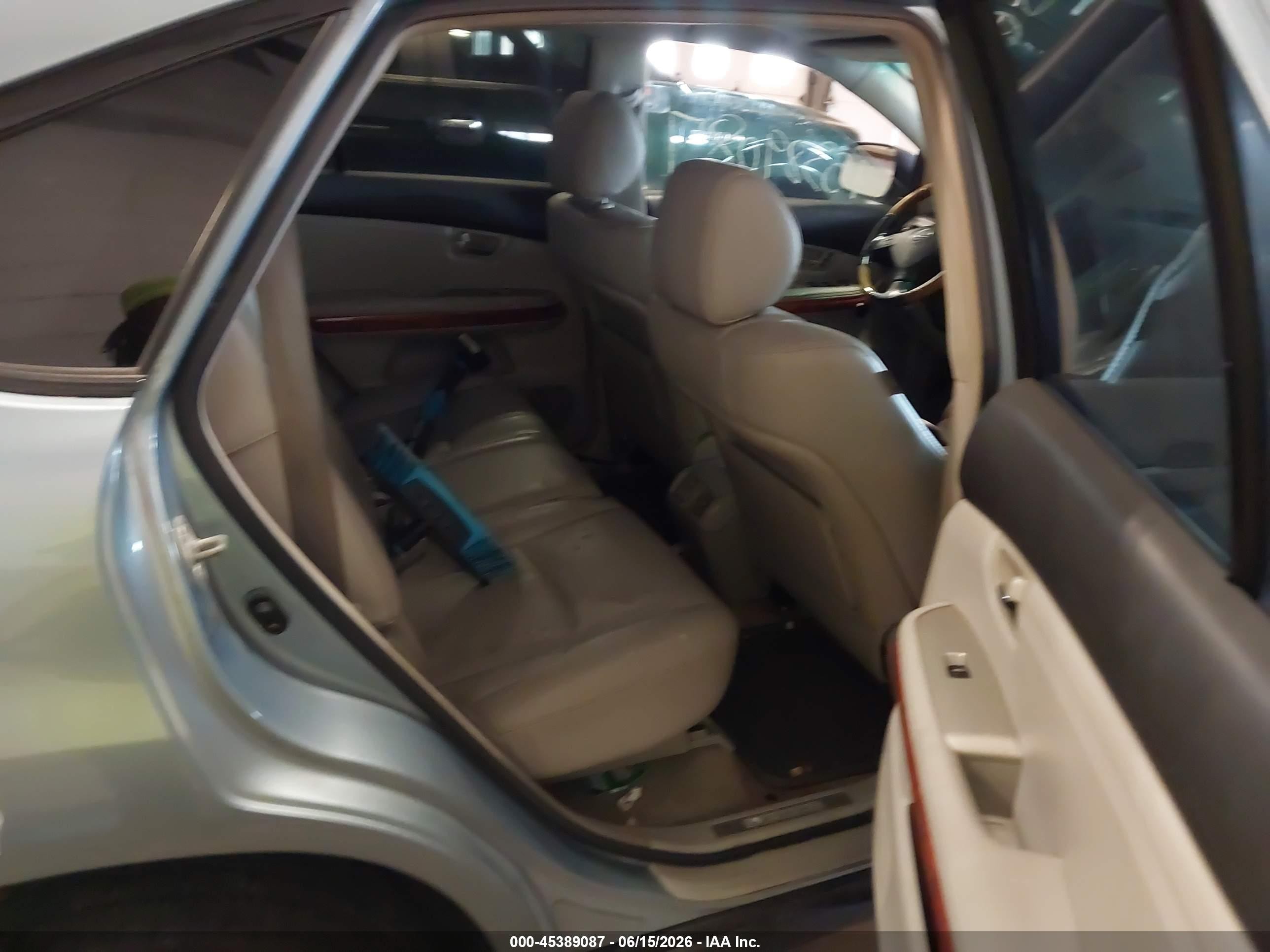2007 Lexus Rx 350   Blue vin: 2T2HK31U97C021327
